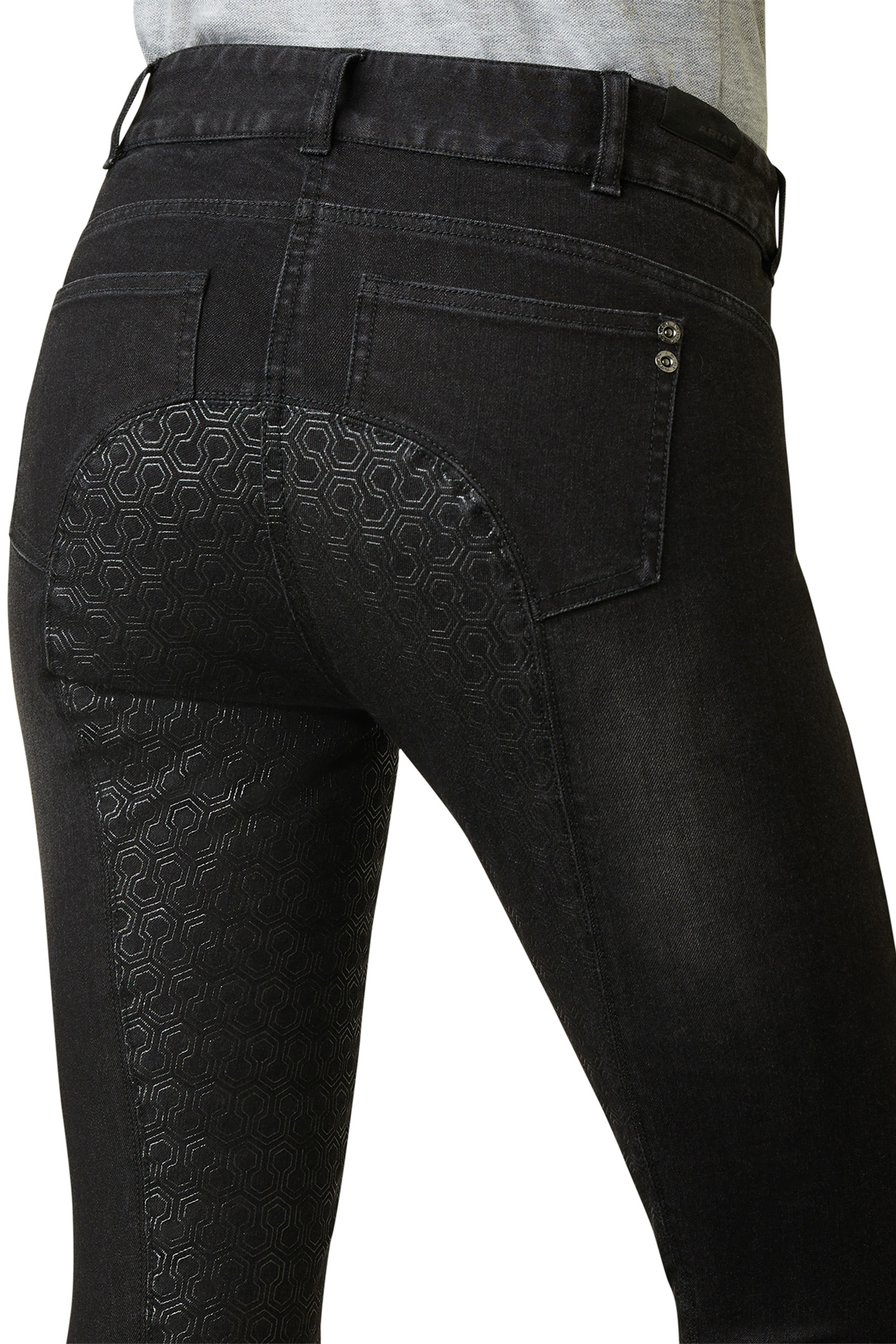 Culotte d'&eacute;quitation en denim Full Grip Ariat Halo B pour femme