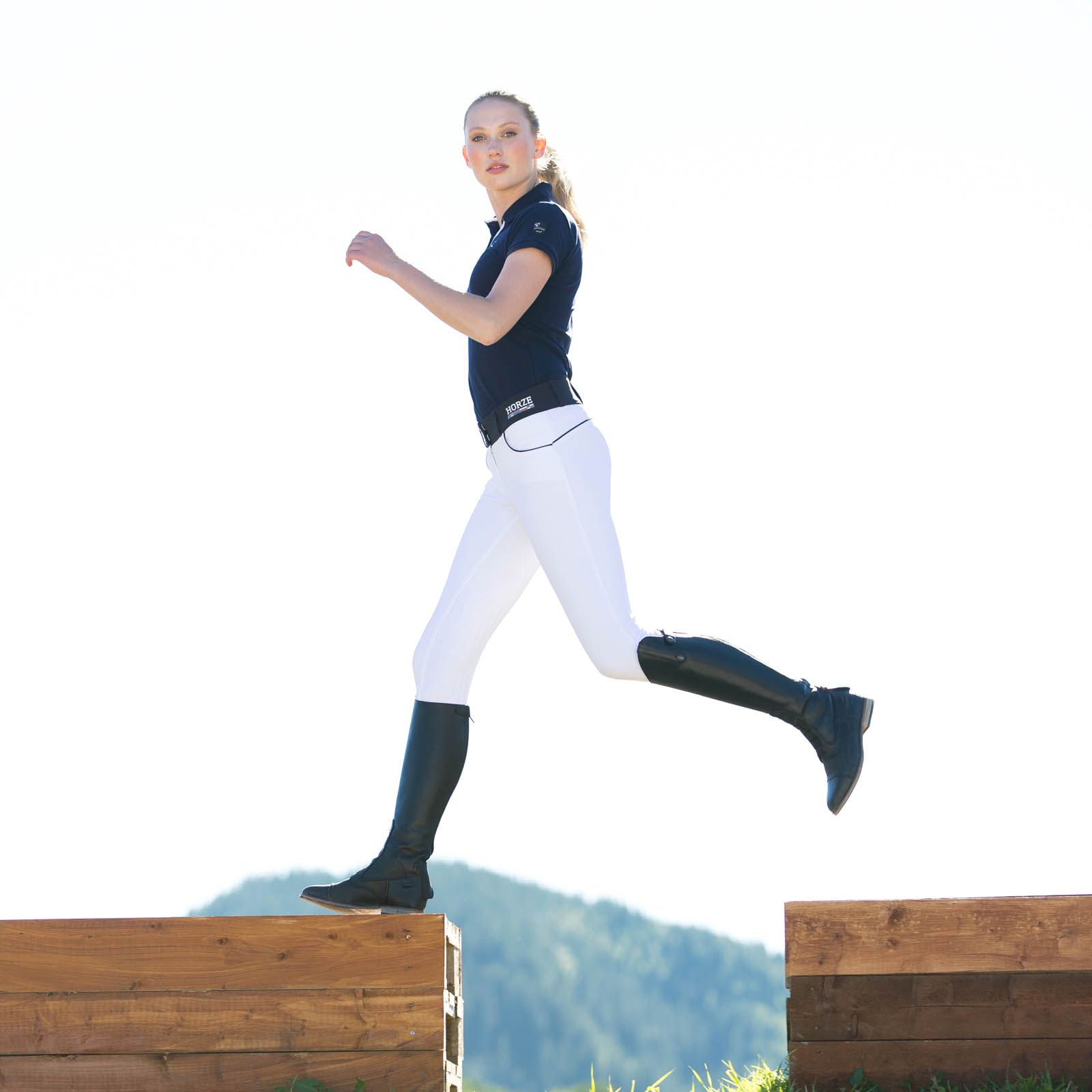 Horze Nordic Performance pantalon d&rsquo;&eacute;quitation femme avec fond int&eacute;gral en silicone