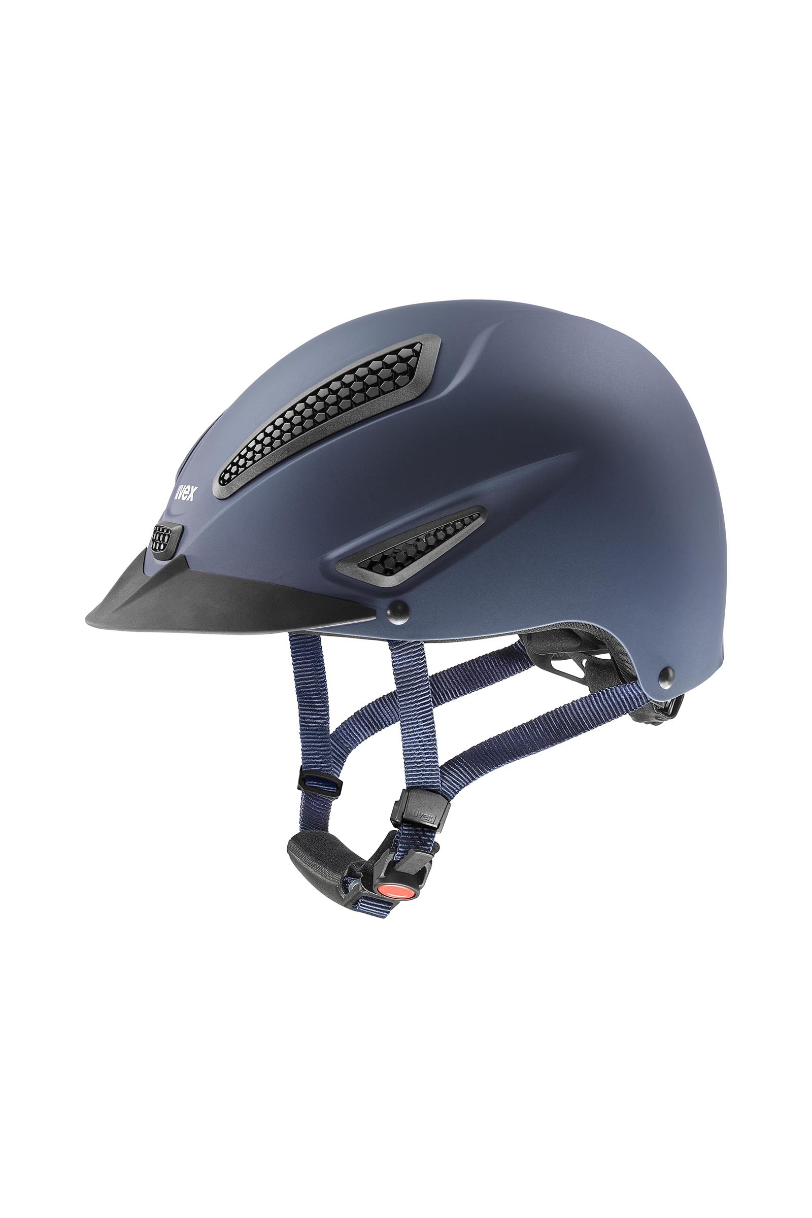 blue mat Uvex Perfexxion III Casque équitation