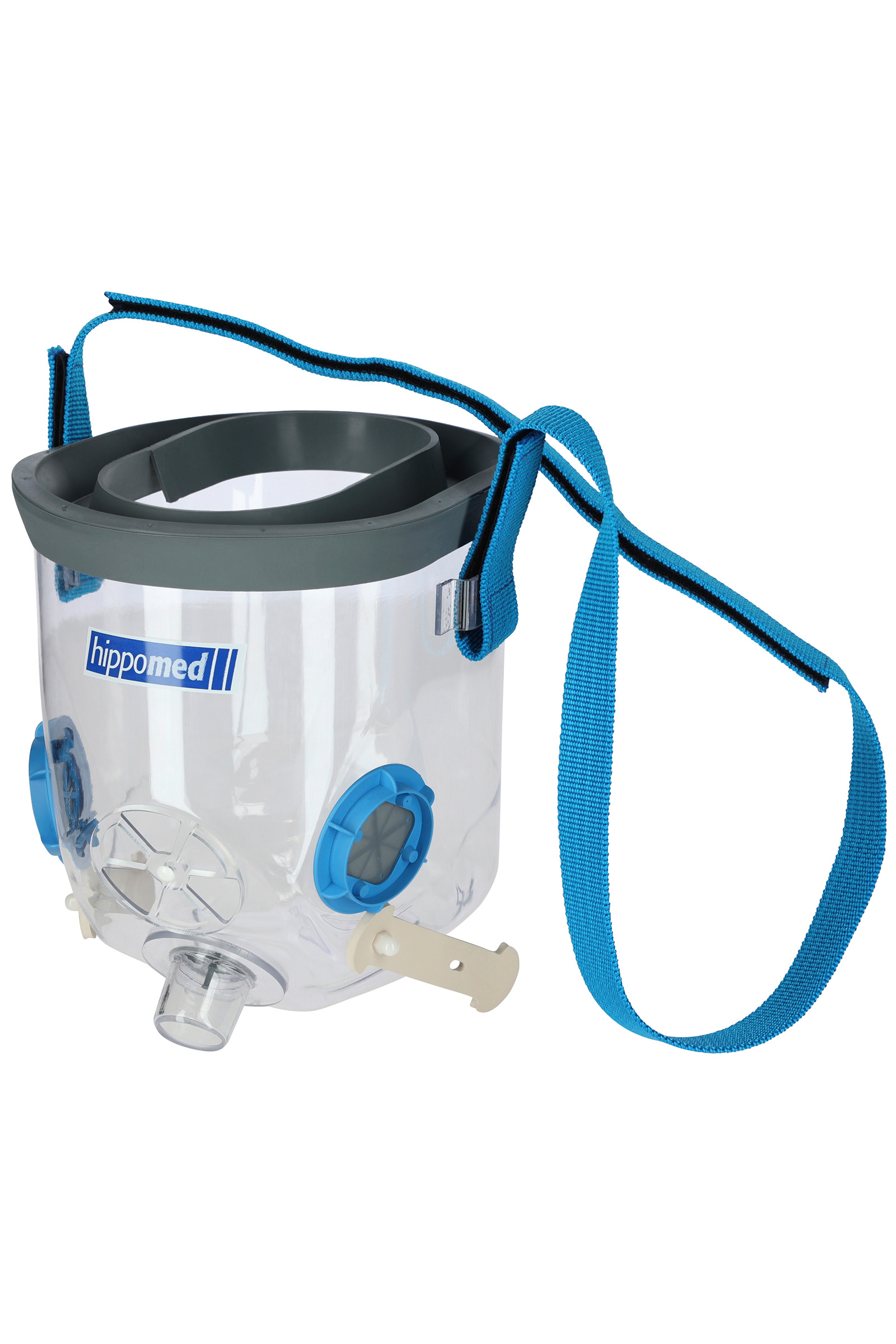 WH/AB Masque d'inhalation Hippomed, Accessoires pour Air One Flex inclus, Chevaux de sport