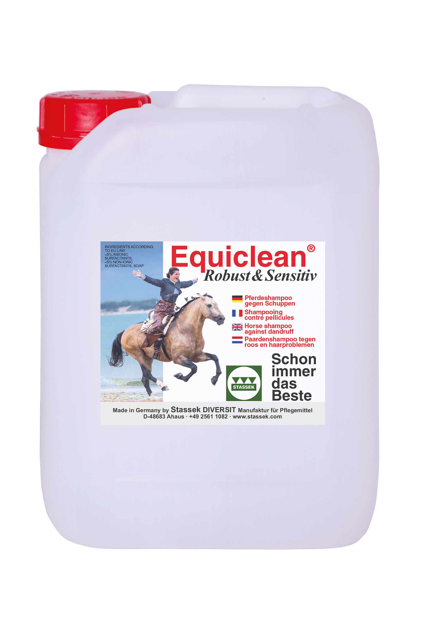 Shampoing Stassek Equiclean Robuste Outdoor, 2 litres