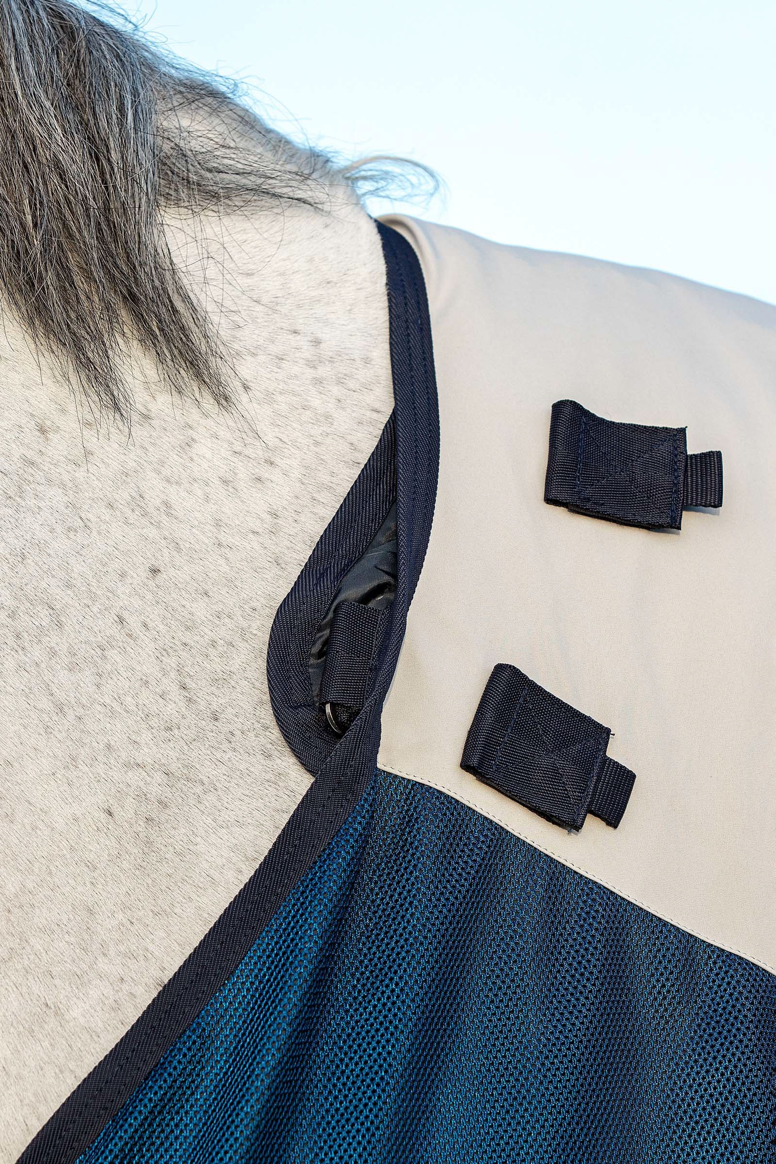 Horseware Rambo Summer Series couverture d'ext&eacute;rieur avec doublure et partie de cou amovible, 100g