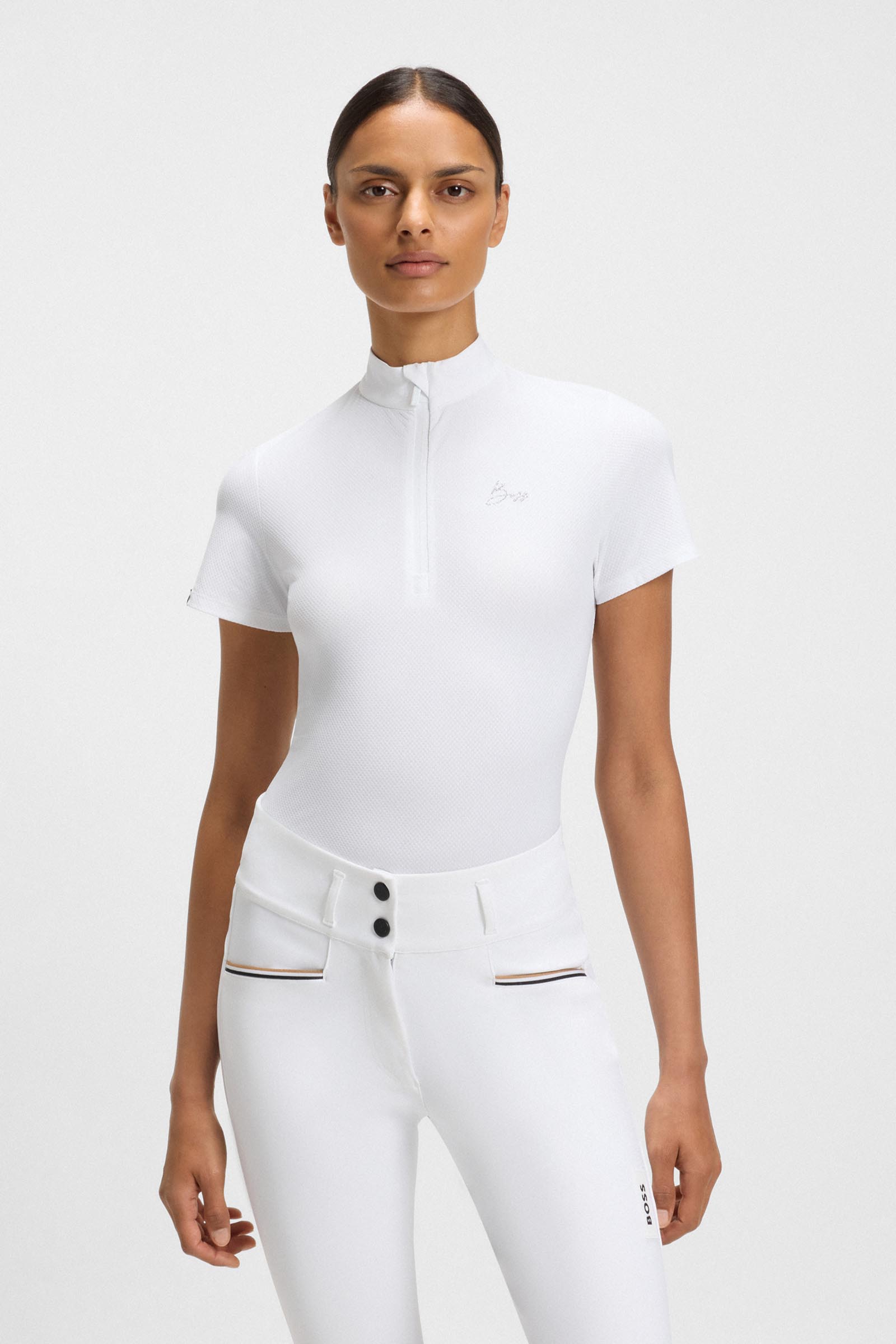 Boss Maira chemise de concours femme Texture