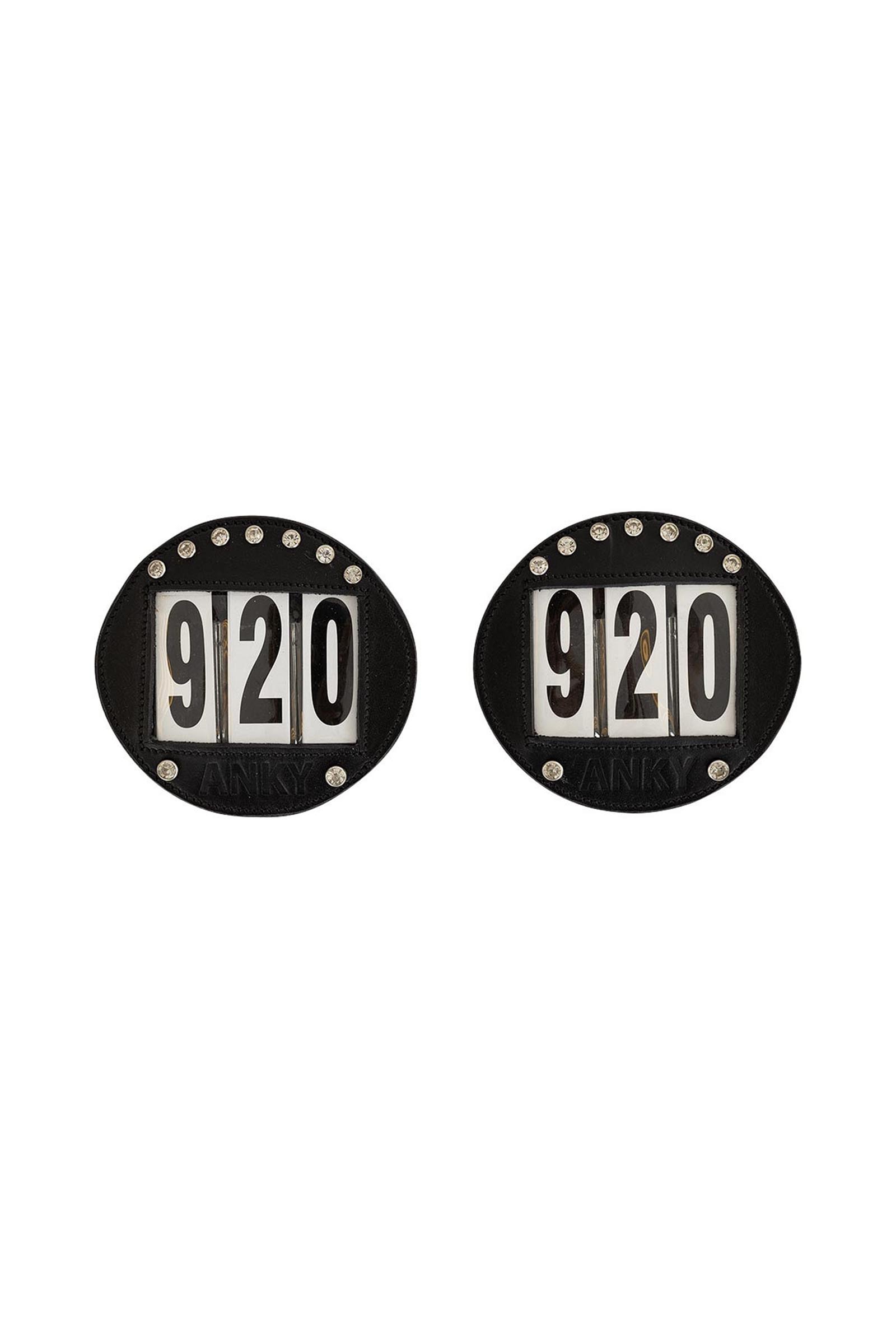 Black ANKY Competition Porte-num&eacute;ro (paire)