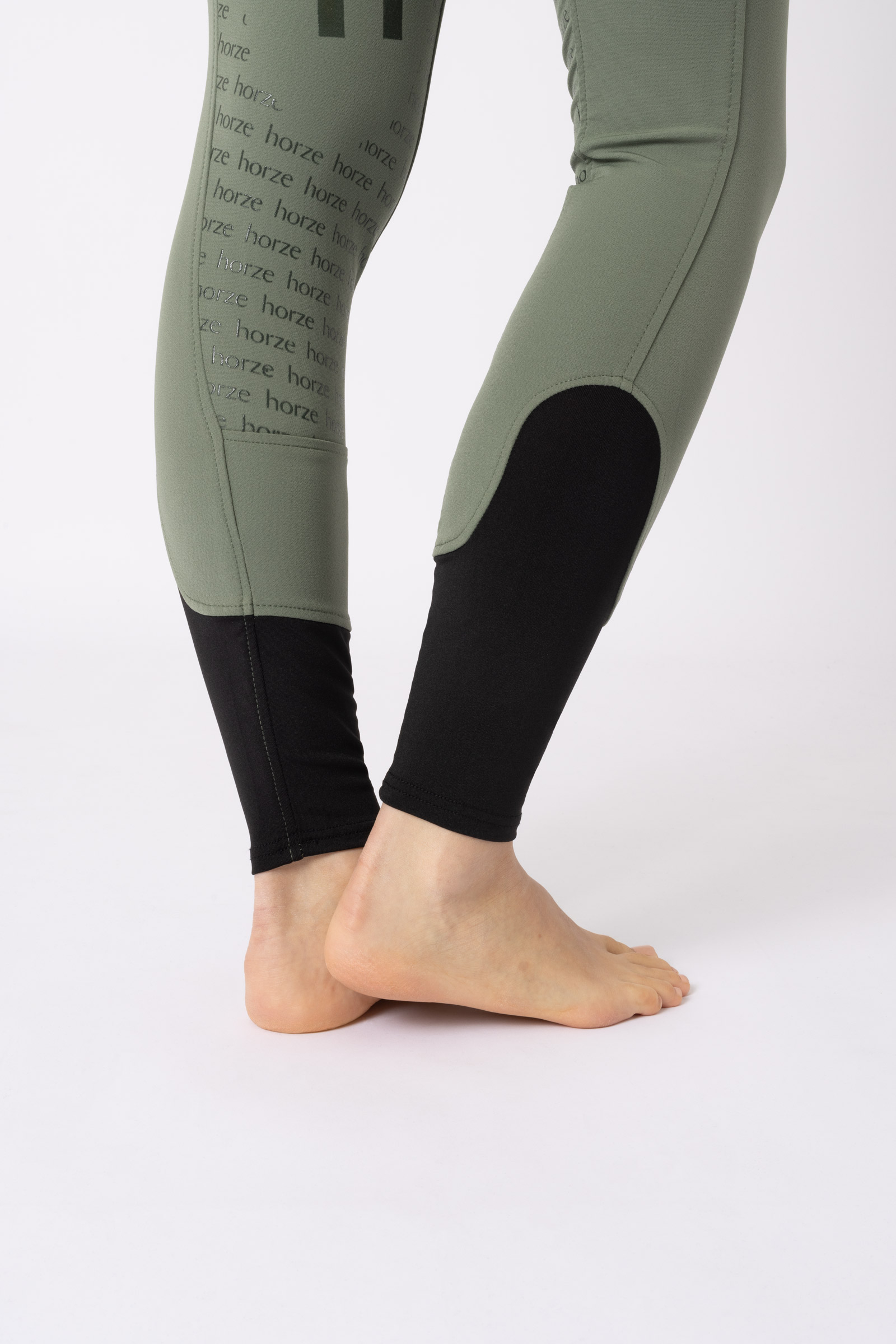 Pantalon d'équitation taille haute, silicone, fond intégral, femme