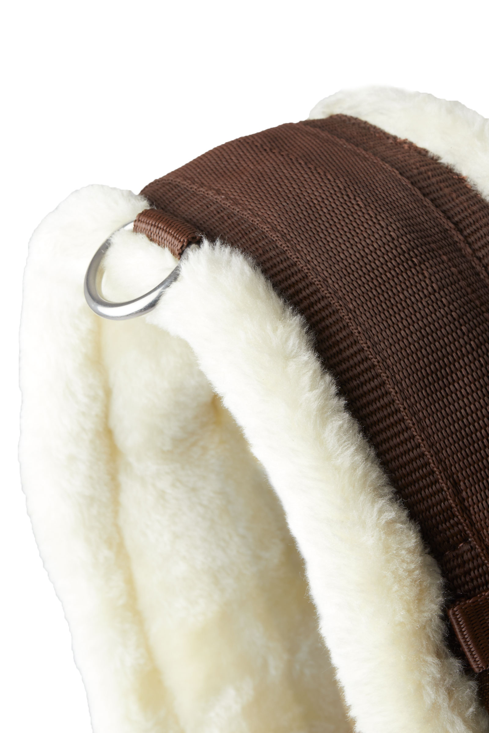 Sangle de dressage Horze Tartu en néoprène avec fausse fourrure non amovible