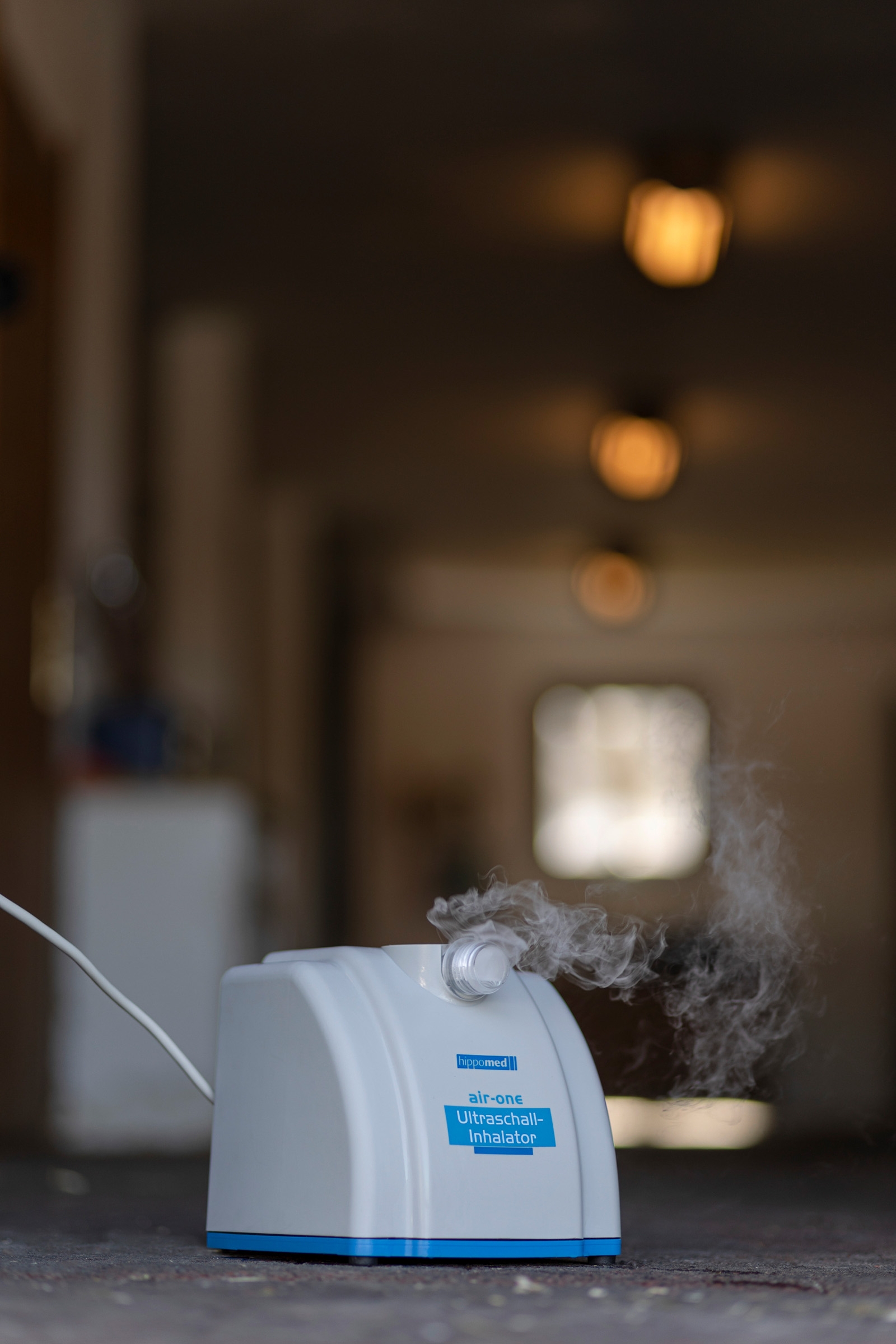 Inhalateur à ultrasons Hippomed AirOne avec masque, cheval de sport