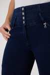 Pantalon d'&eacute;quitation thermo jean fond int&eacute;gral Horze Kacy, femme