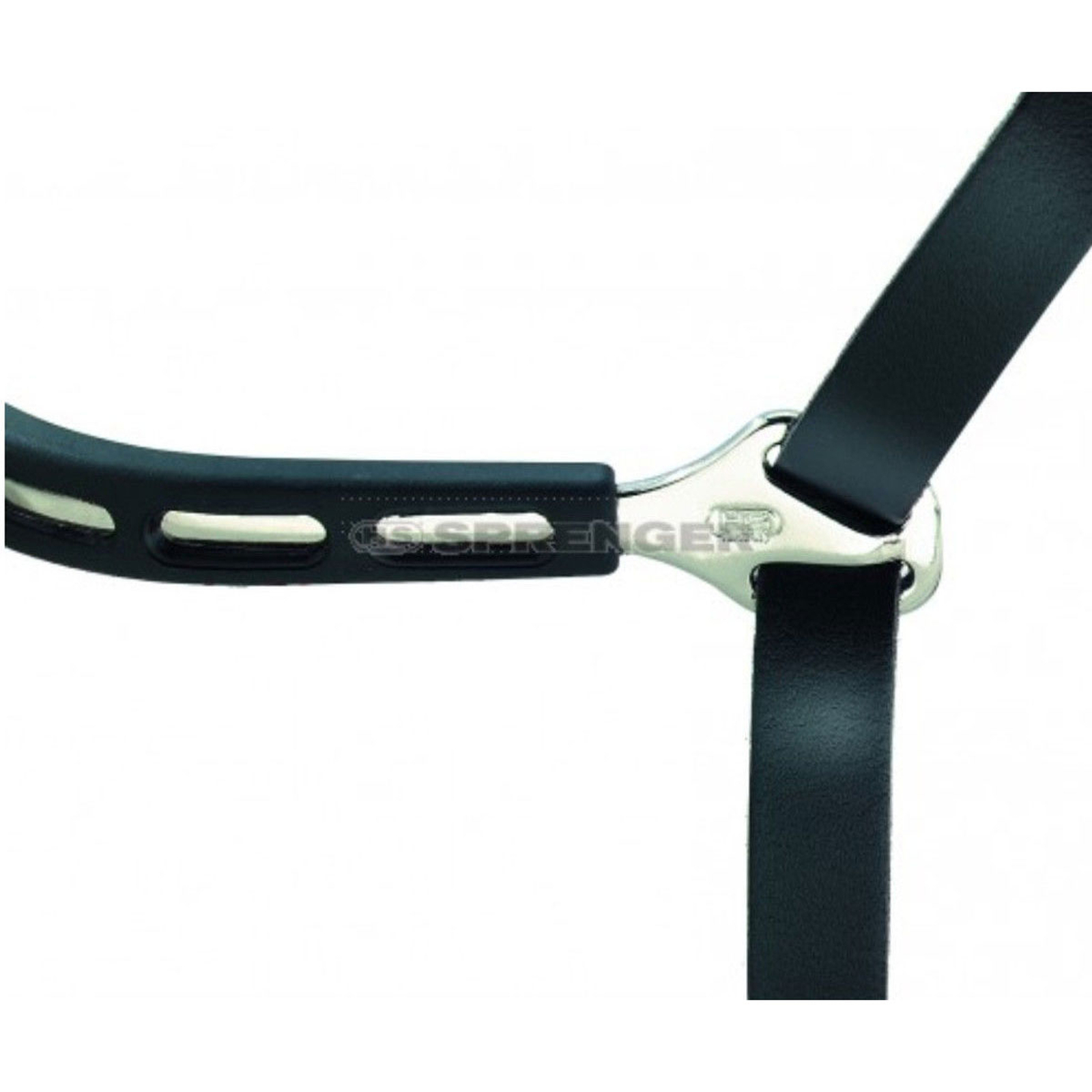 Courroies d'éperons Sprenger Ultra Fit Extra Grip 20mm arrondies Noir S