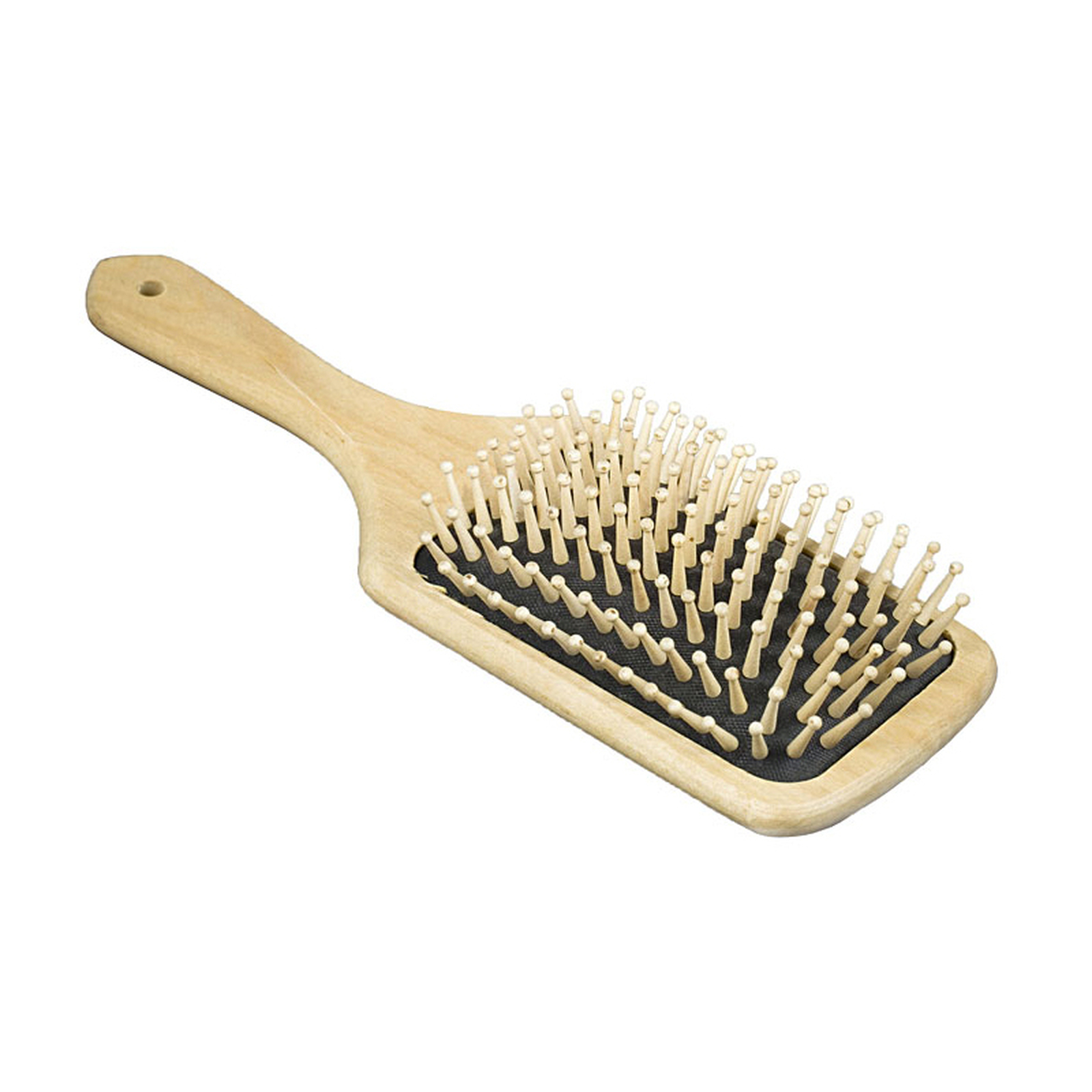Brosse antistatique Horze pour queue et crini&egrave;re, dos en bois