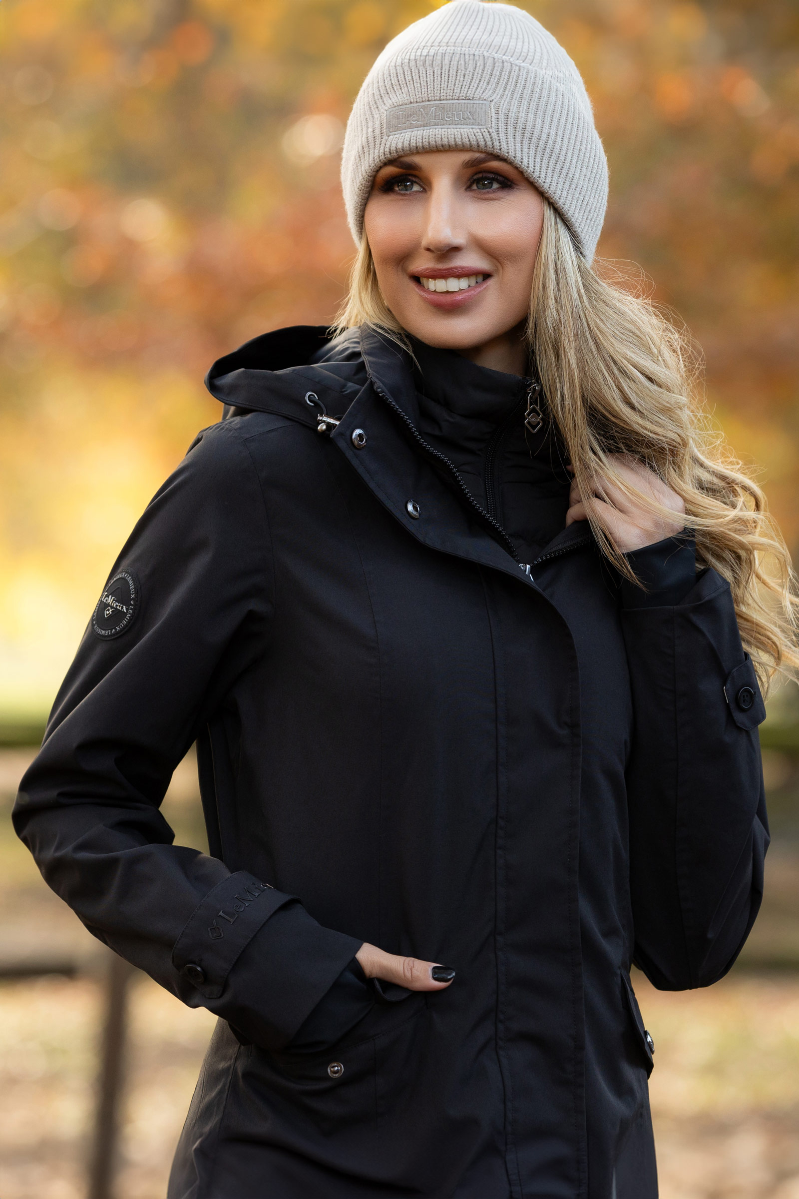 LeMieux Amelie manteau d’équitation imperméable et léger pour femme