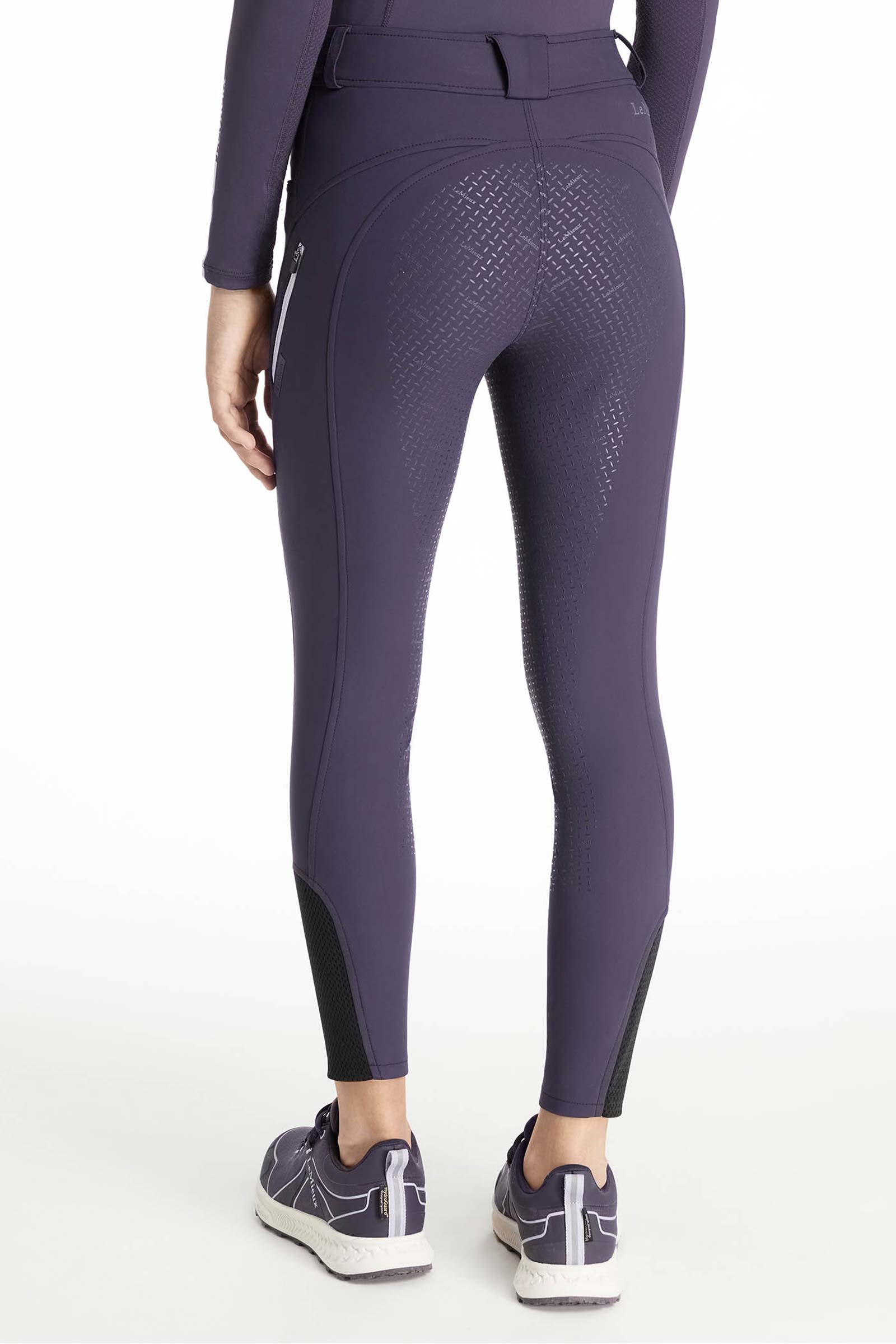 LeMieux Young Rider Ella breggings enfant avec int&eacute;rieur doux et fond int&eacute;gral