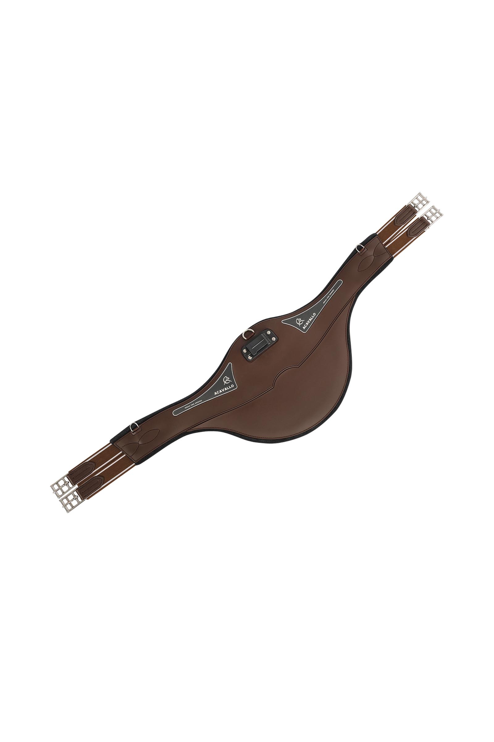 Dark Brown Acavallo Sangle Comfort avec gel