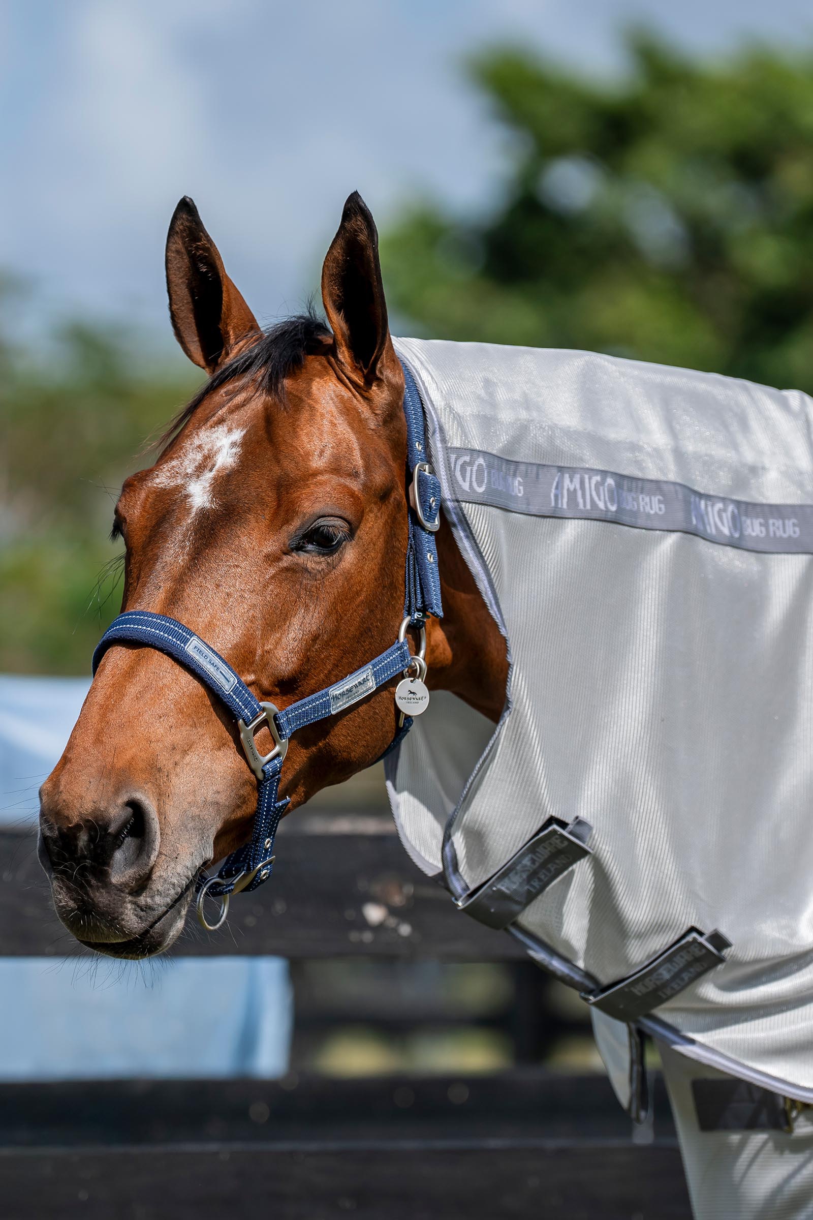 Horseware Amigo couvre-cou pour couverture anti-mouches, protection UV