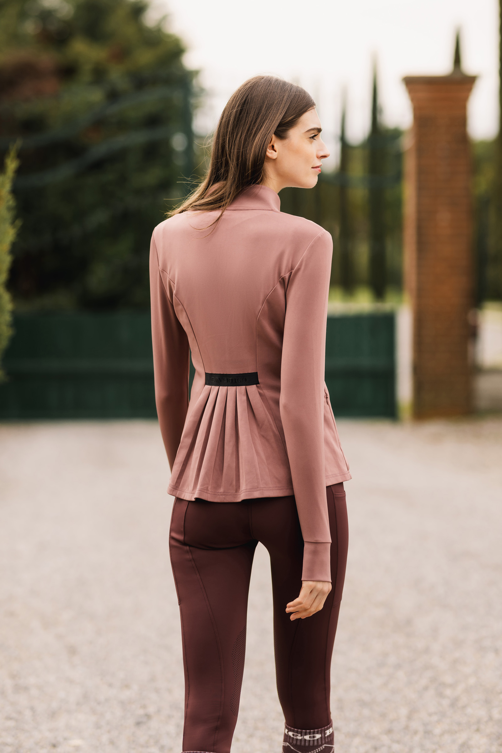 B Vertigo Sarah Veste d'&eacute;quitation d'entra&icirc;nement &agrave; plis pour femme