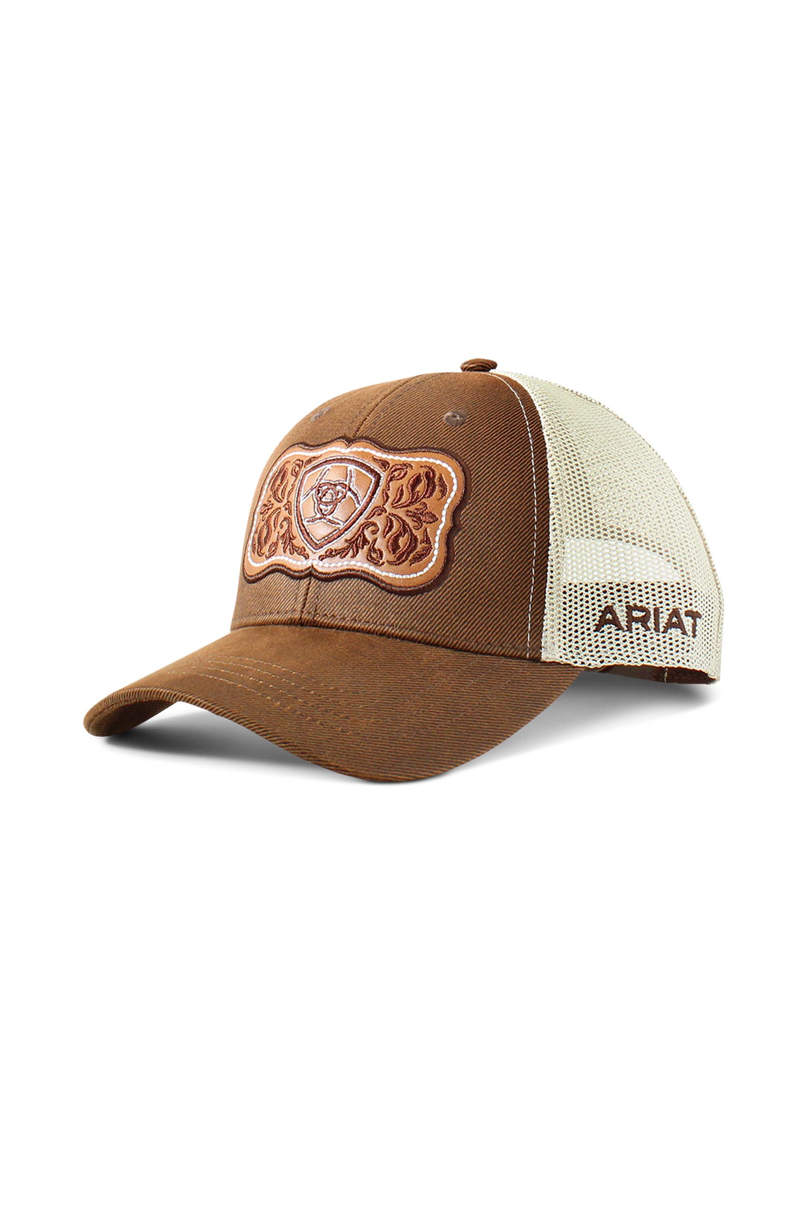 Ariat Floral Leather Patch Casquette femme