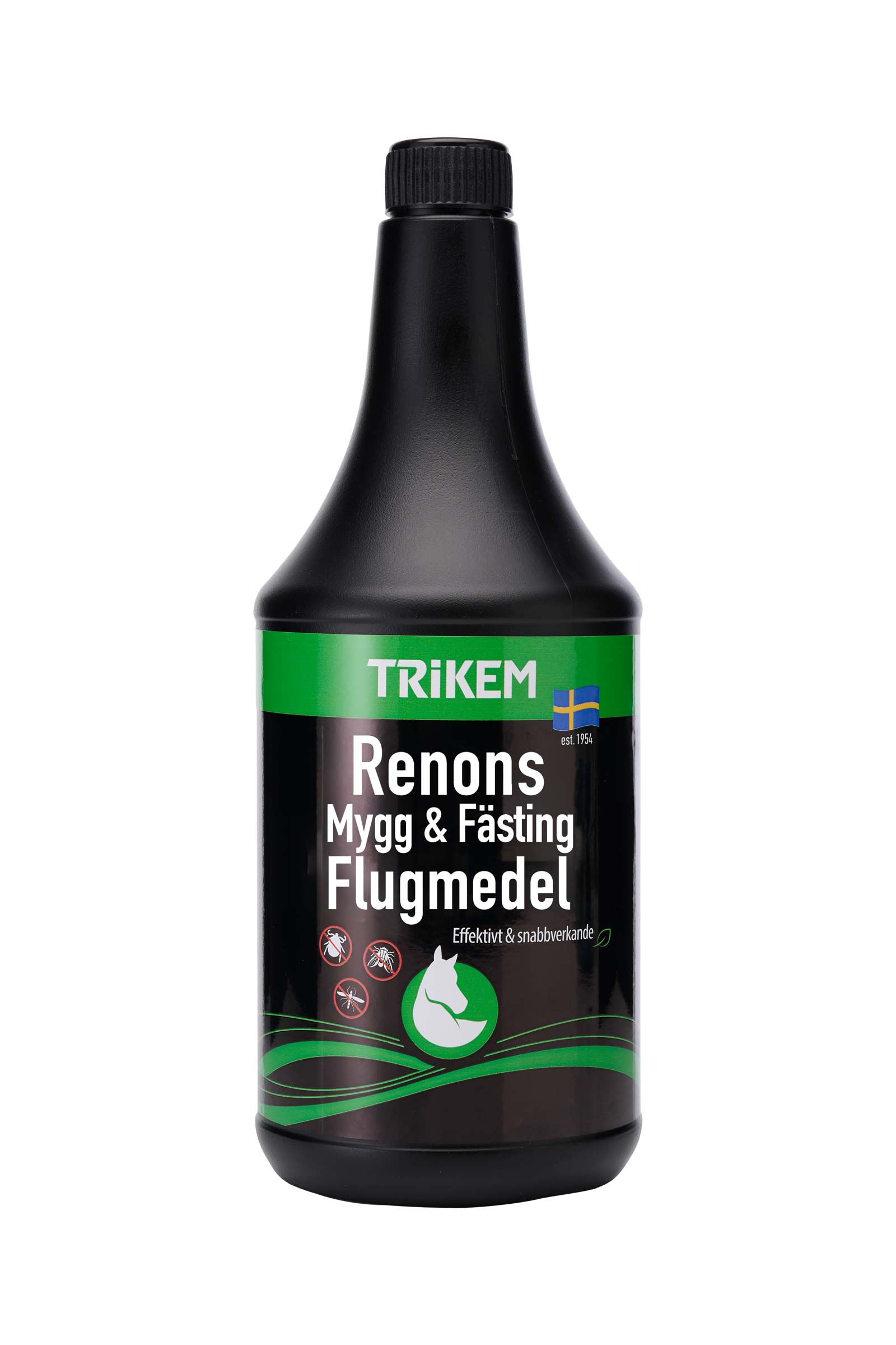 Trikem Renons spray r&eacute;pulsif moustiques & tiques pour chevaux, 1 litre