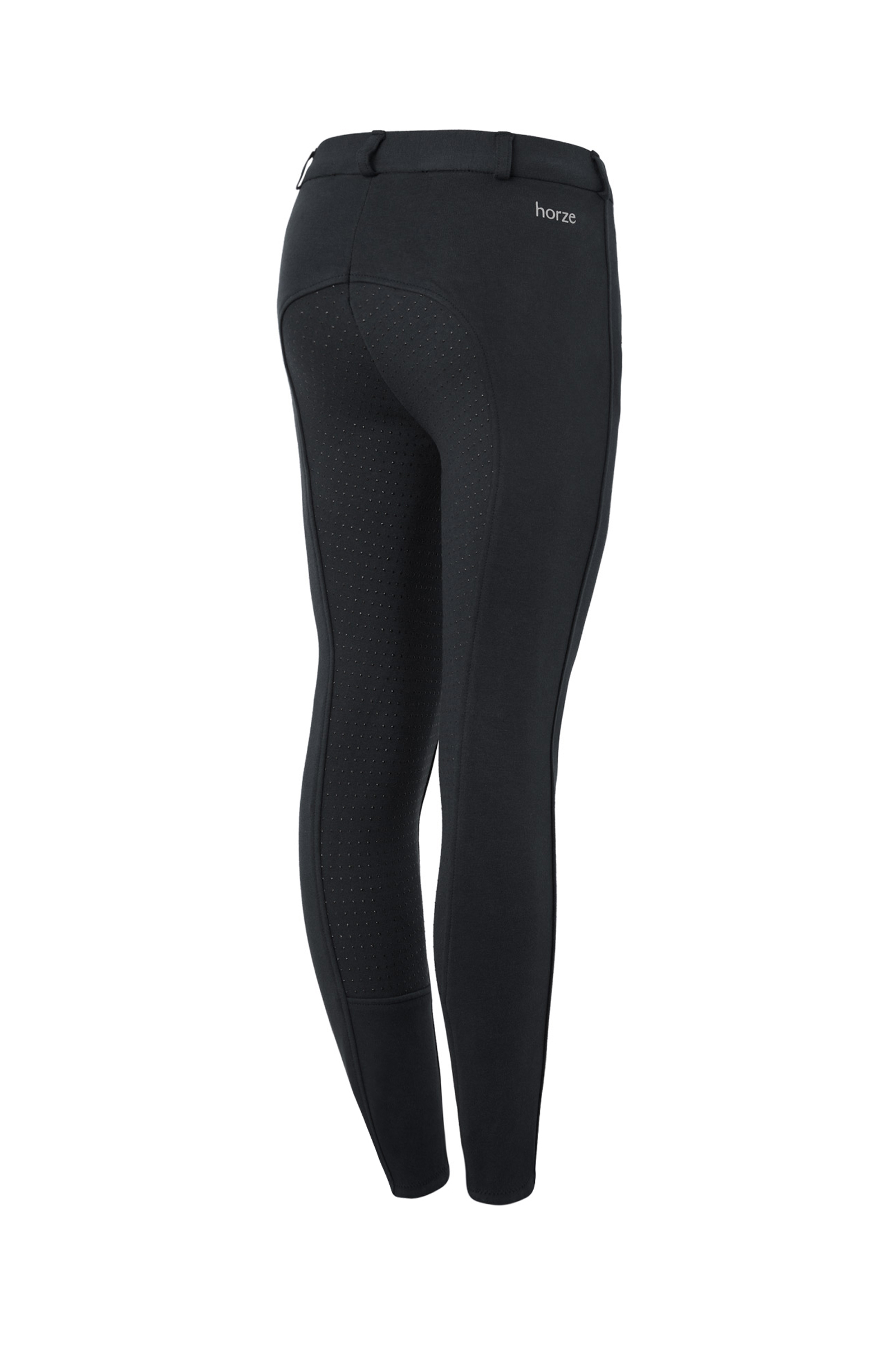 Pantalon d'&eacute;quitation Horze Active, fond int&eacute;gral grip silicone, enfant