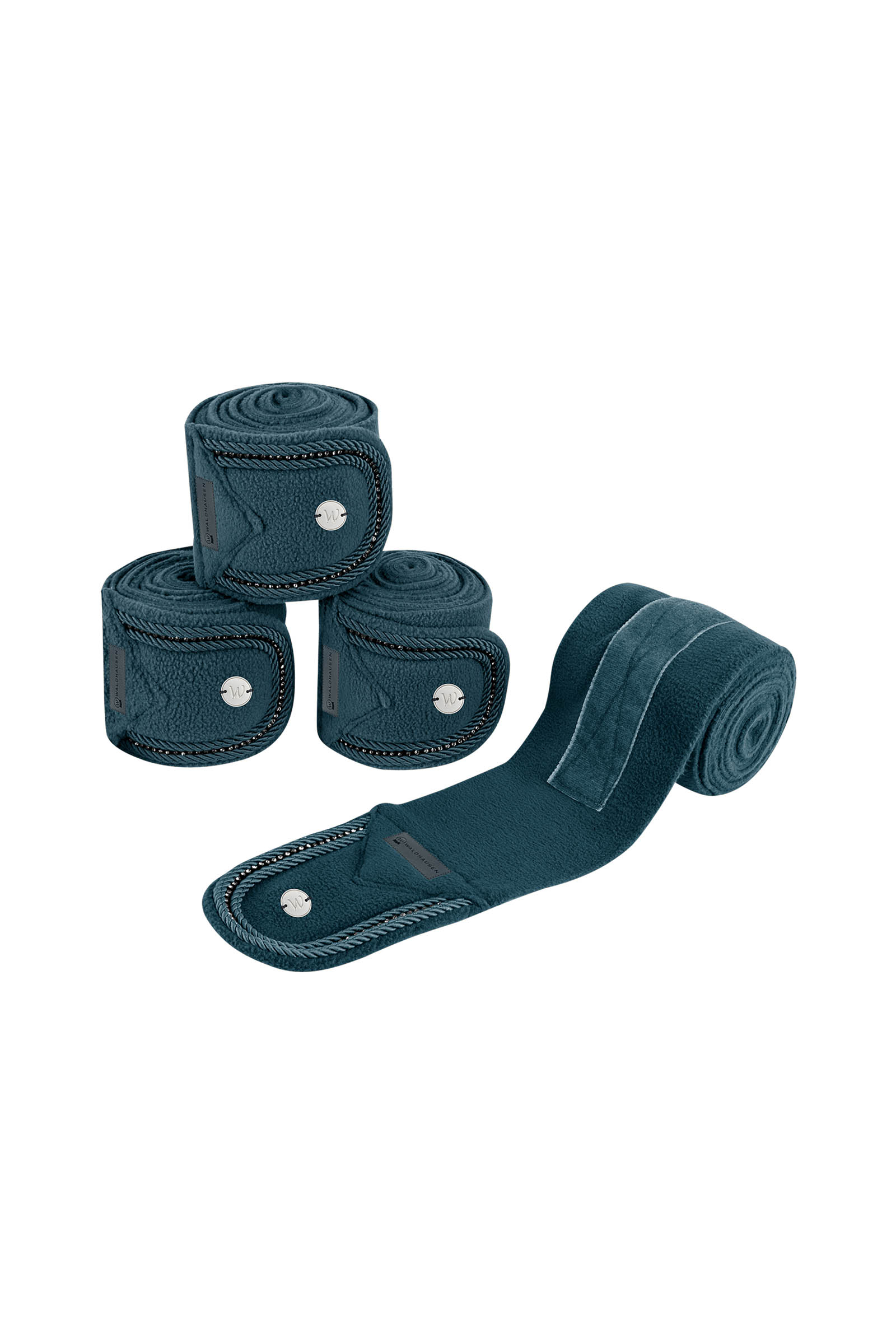 Petrol Blue Waldhausen Nepal Fleece Bandages 
