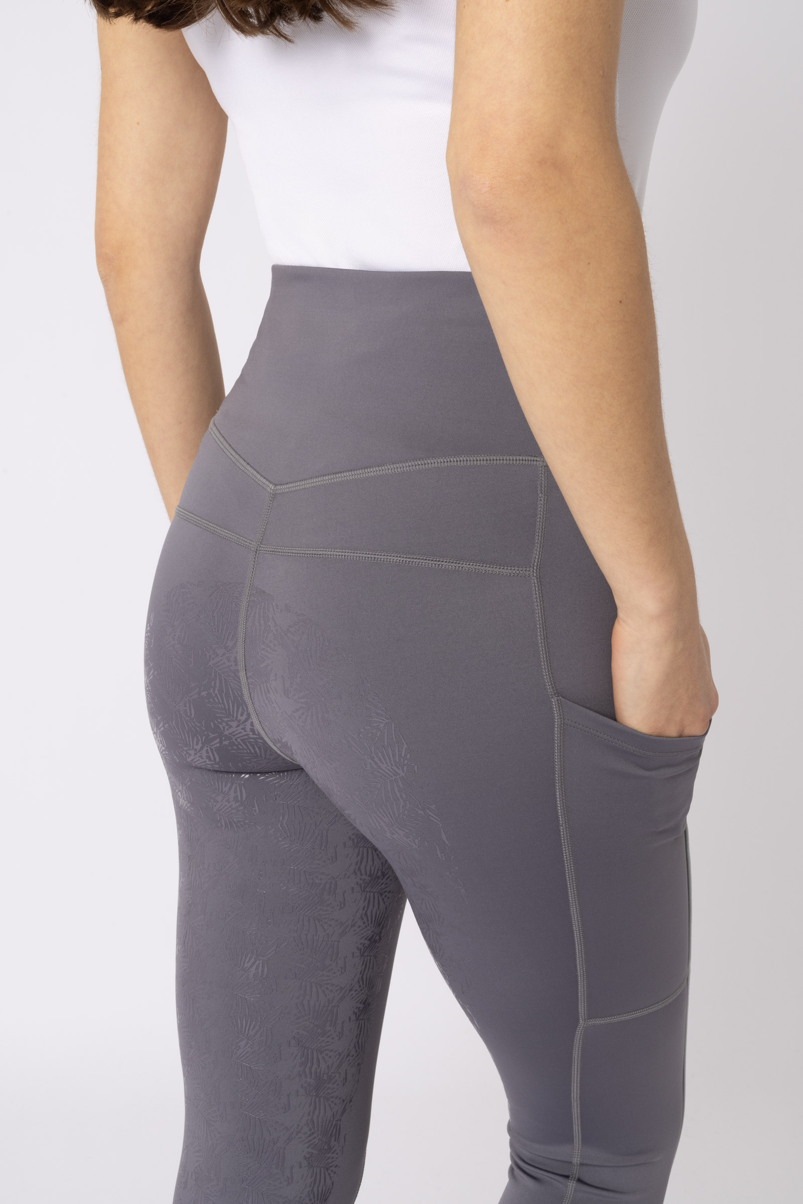 Leggings d'équitation à empiècement intégral pour femme Horze Daria
