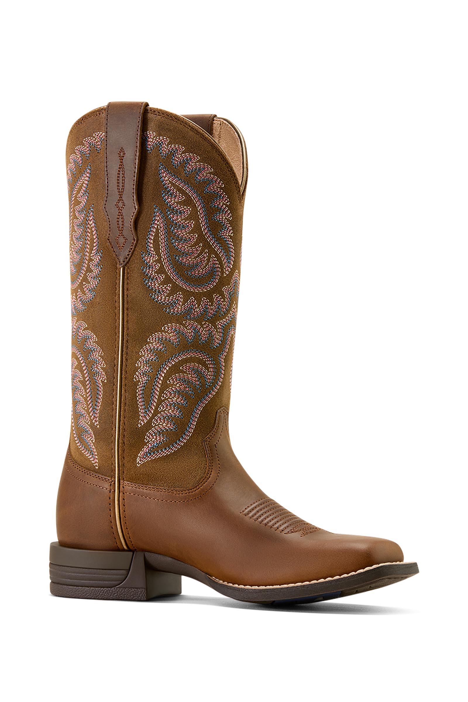 Ariat Femme Cattle Caite bottes western &agrave; bout carr&eacute; large