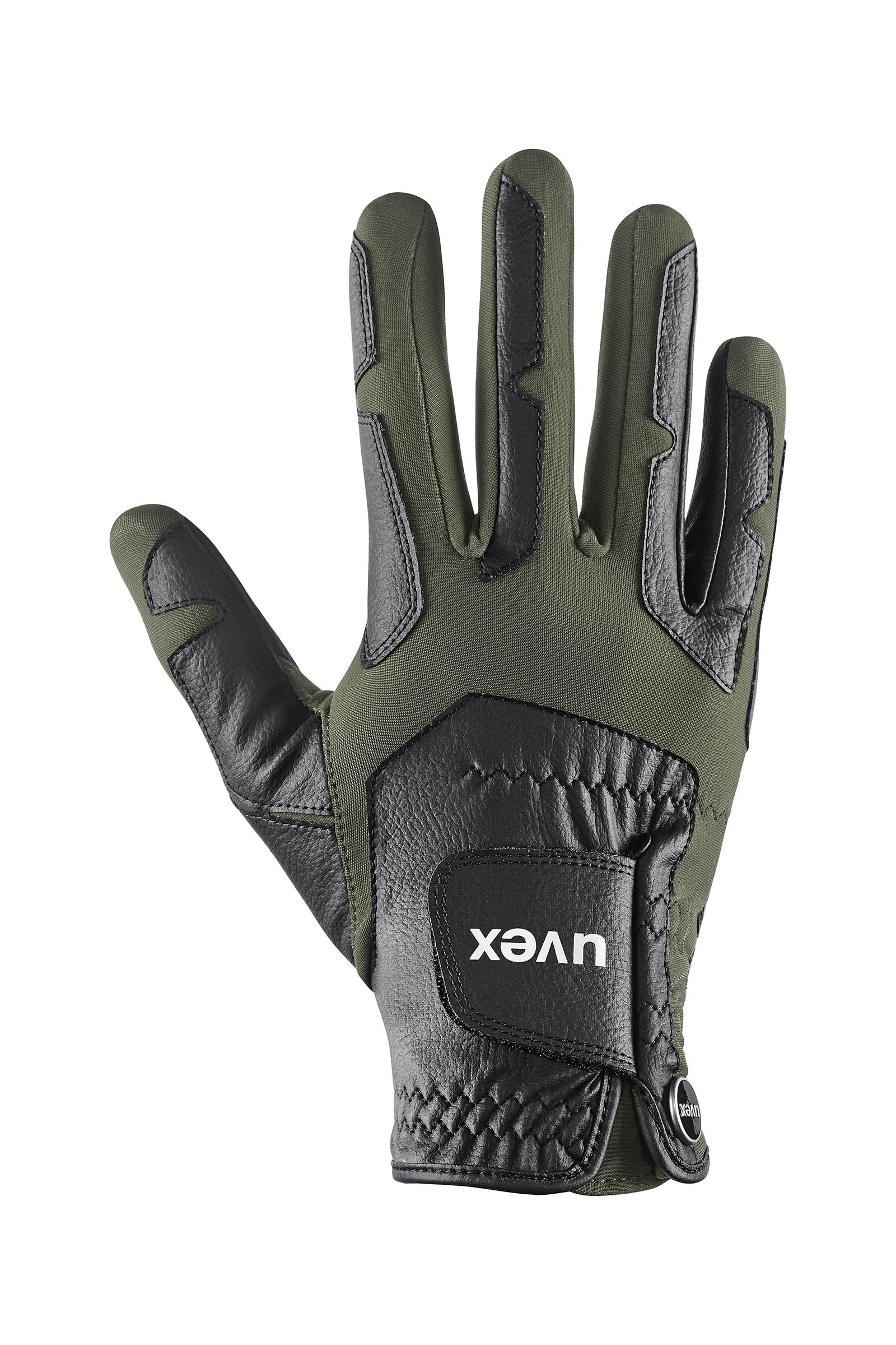 black-olive Uvex Ventraxion Plus Riding Gloves