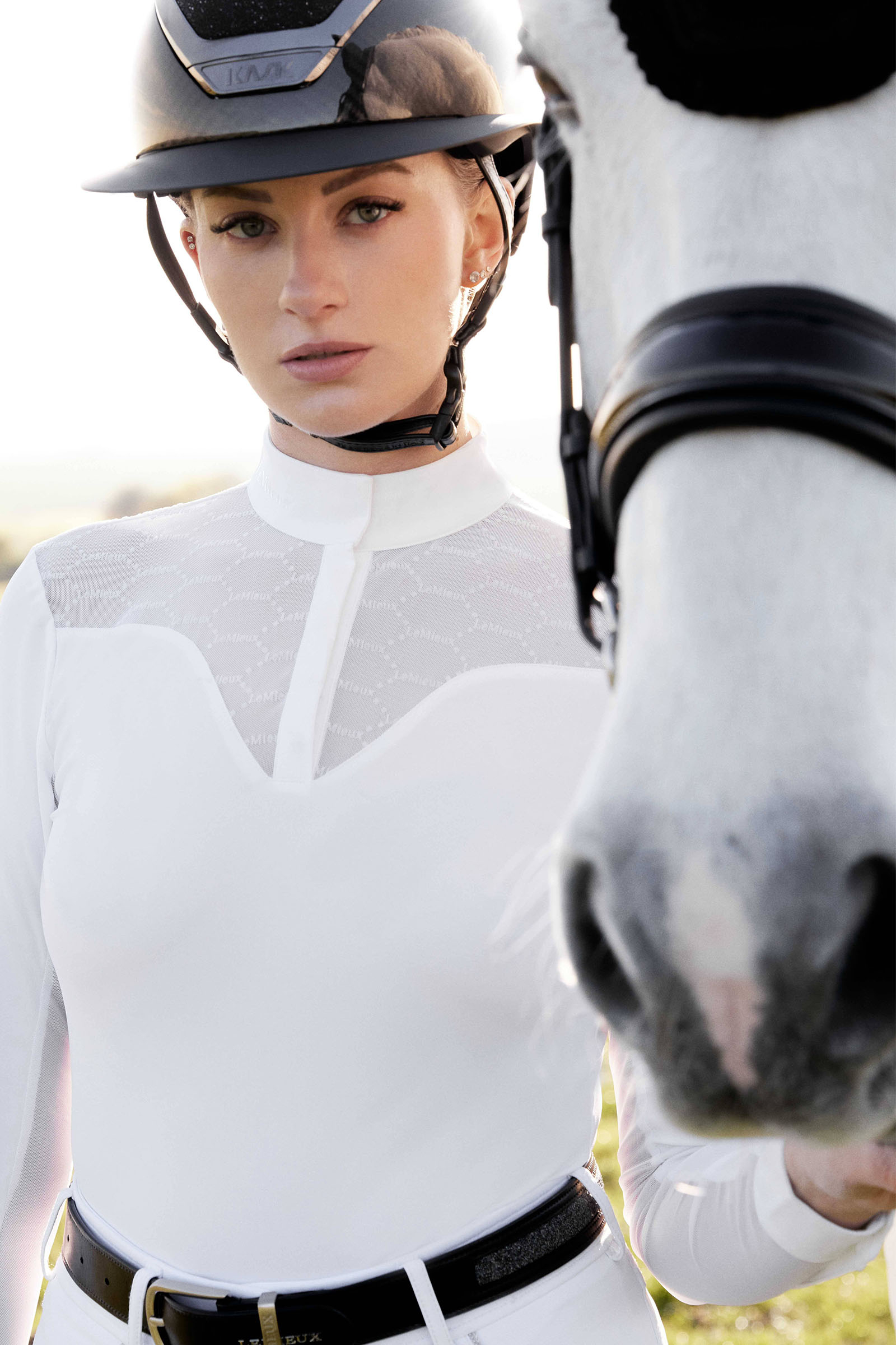 LeMieux Emily chemise de concours à manches longues