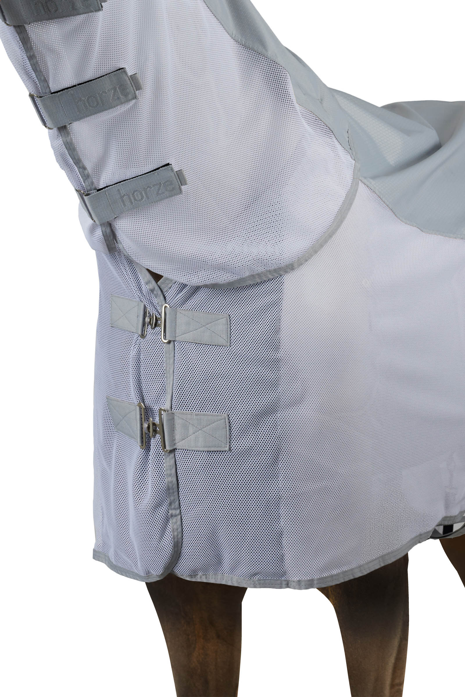 Horze Nevada II combo couverture pluie et anti-mouches avec couvre-cou amovible