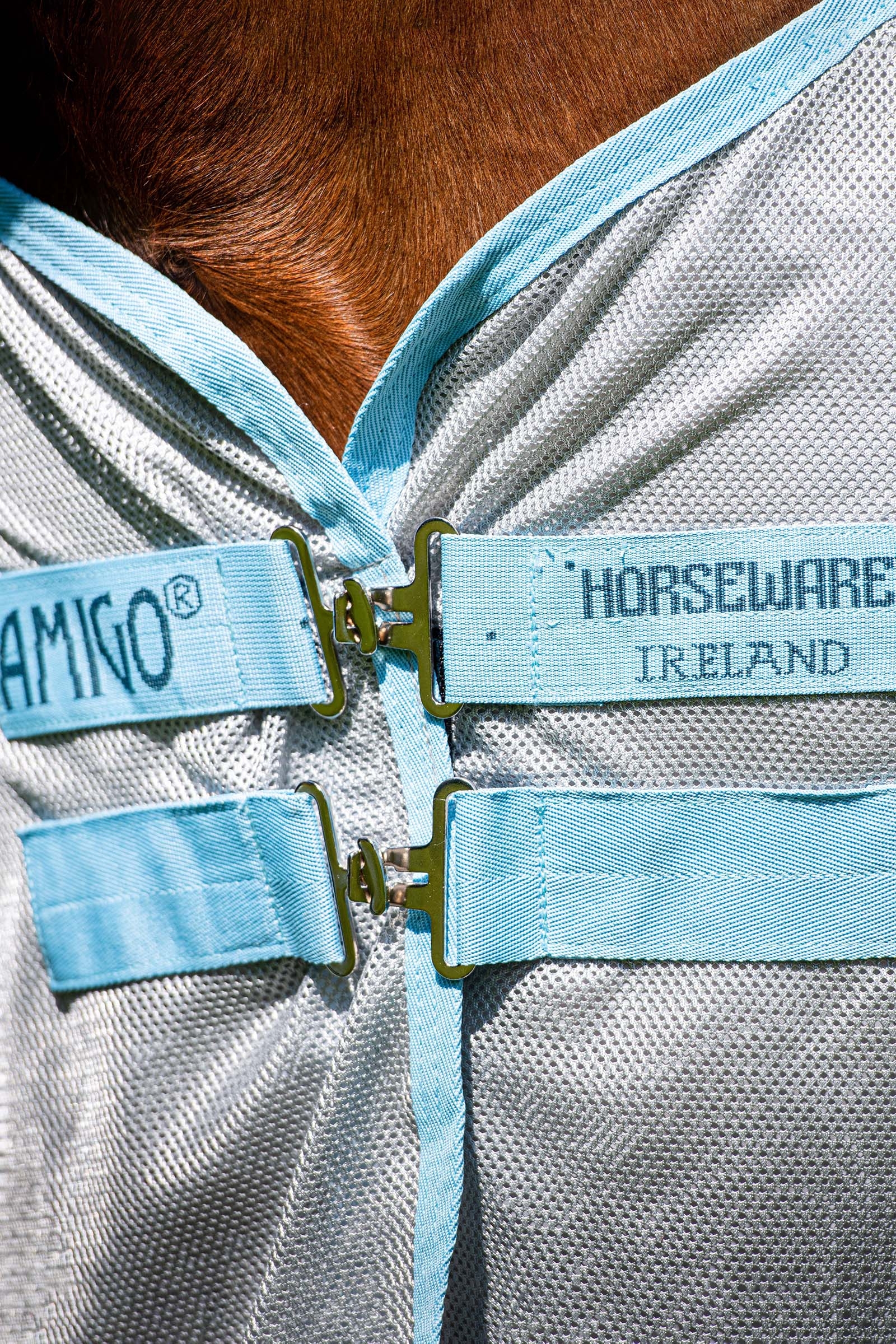 Horseware Amigo AmEco Bug Buster couverture anti-mouches avec cou amovible