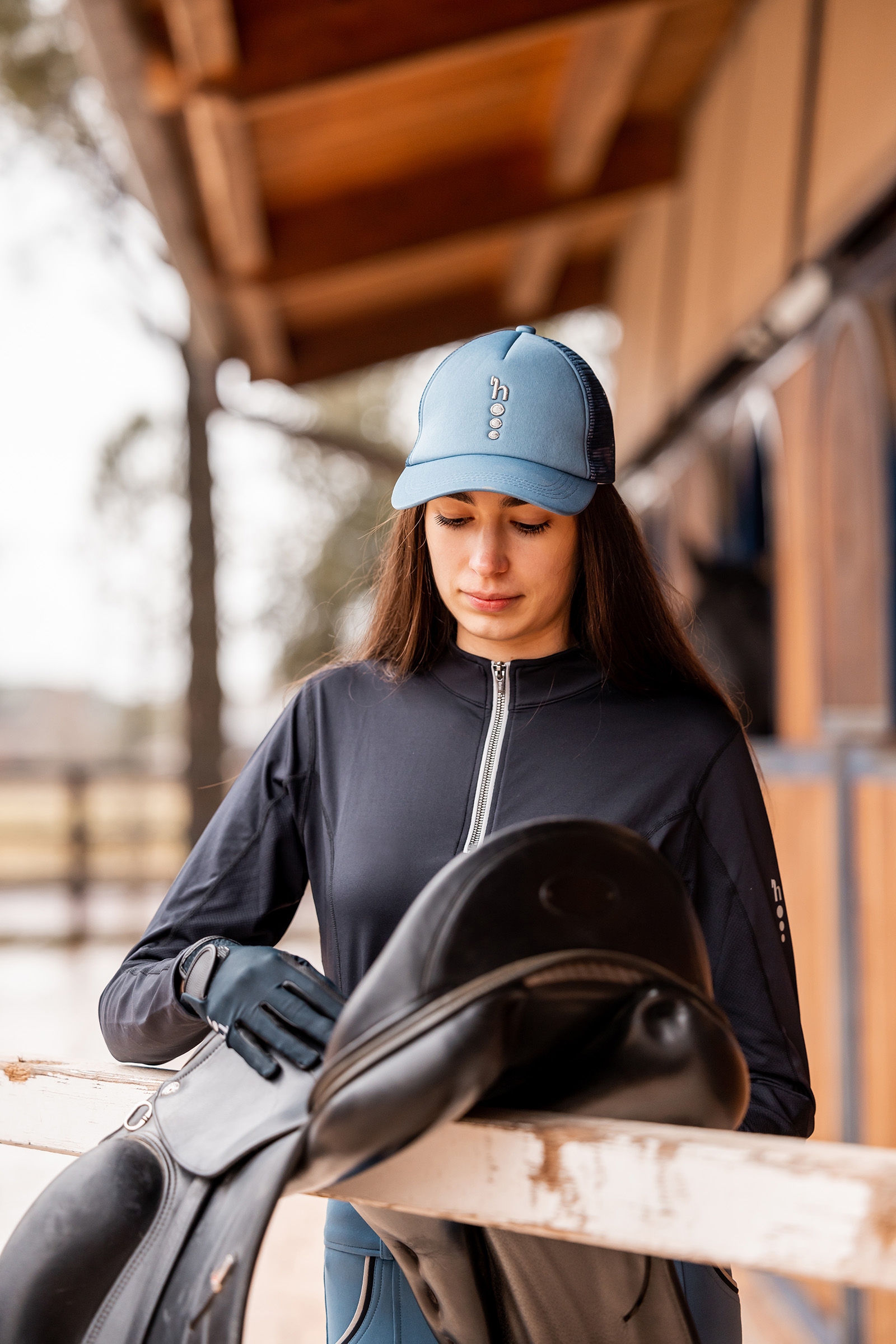 Casquette mixte Romy Horze avec mesh