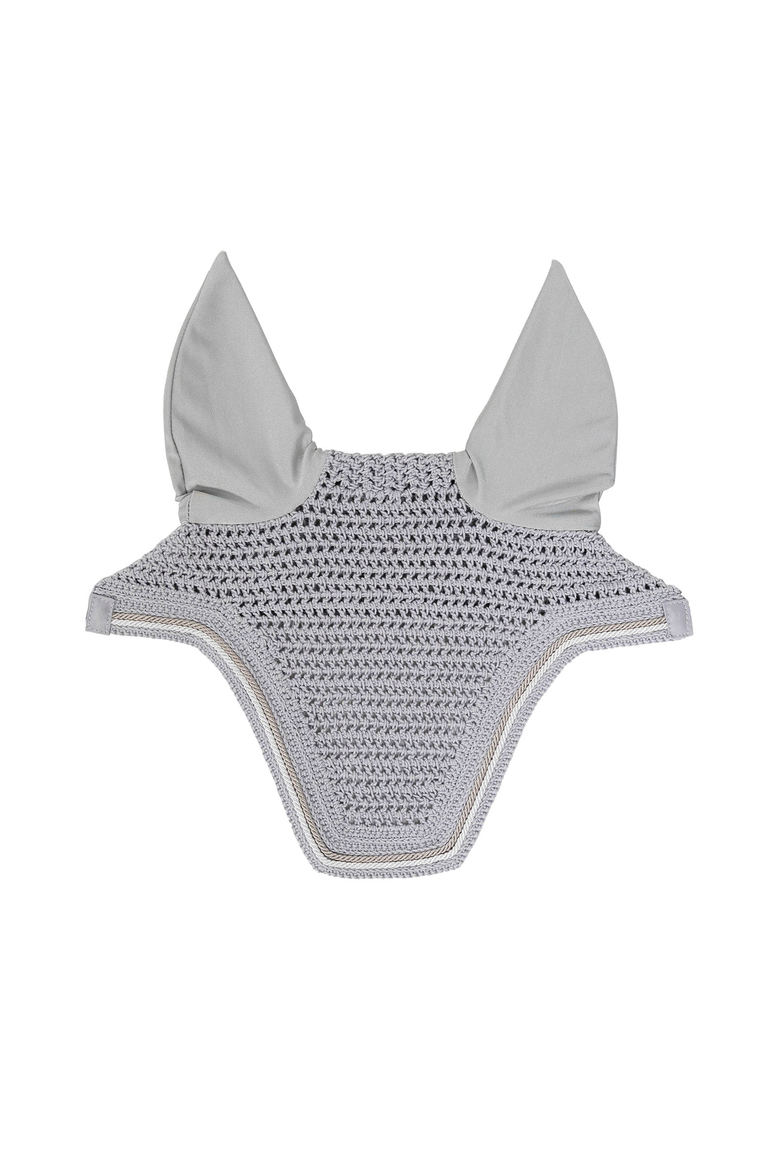 grey Kentucky Horsewear bonnet anti-mouches Wellington Diamond Rope