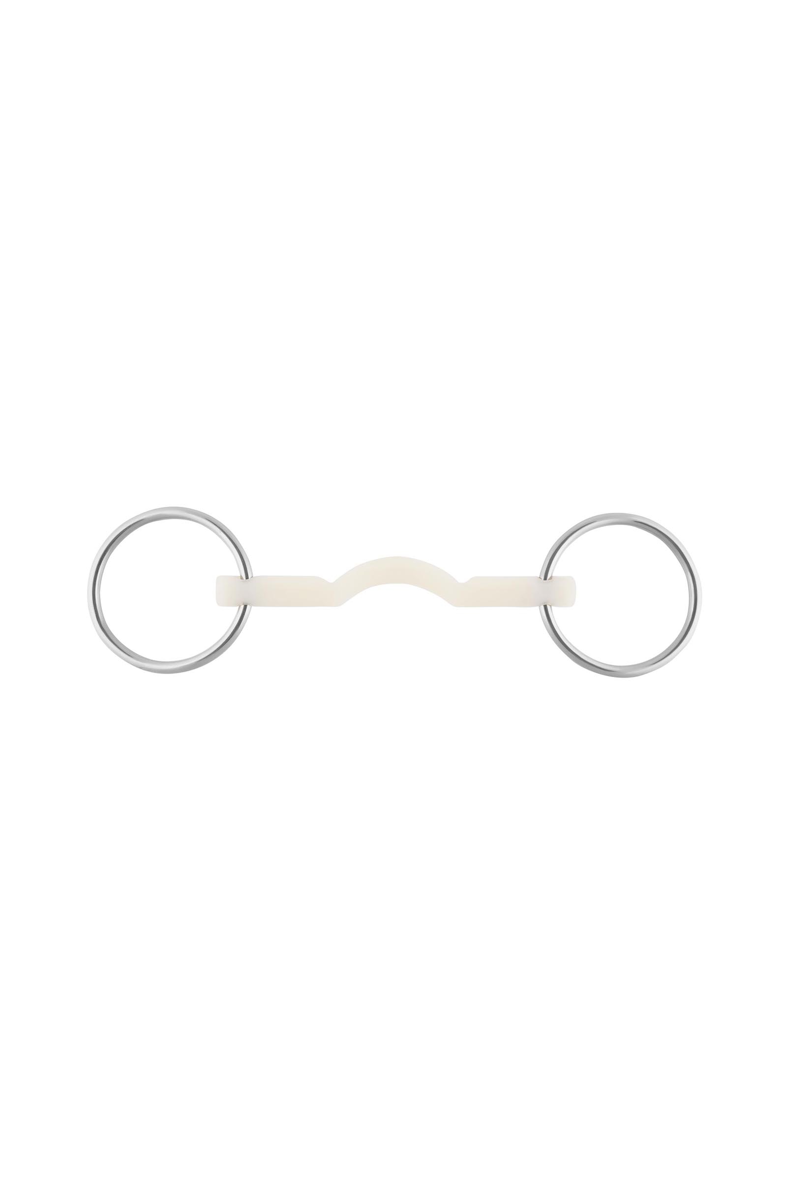 Mors de filet Sprenger Nathe Cintré 15 mm Rigide, avec passage de langue (anneaux 70 mm)