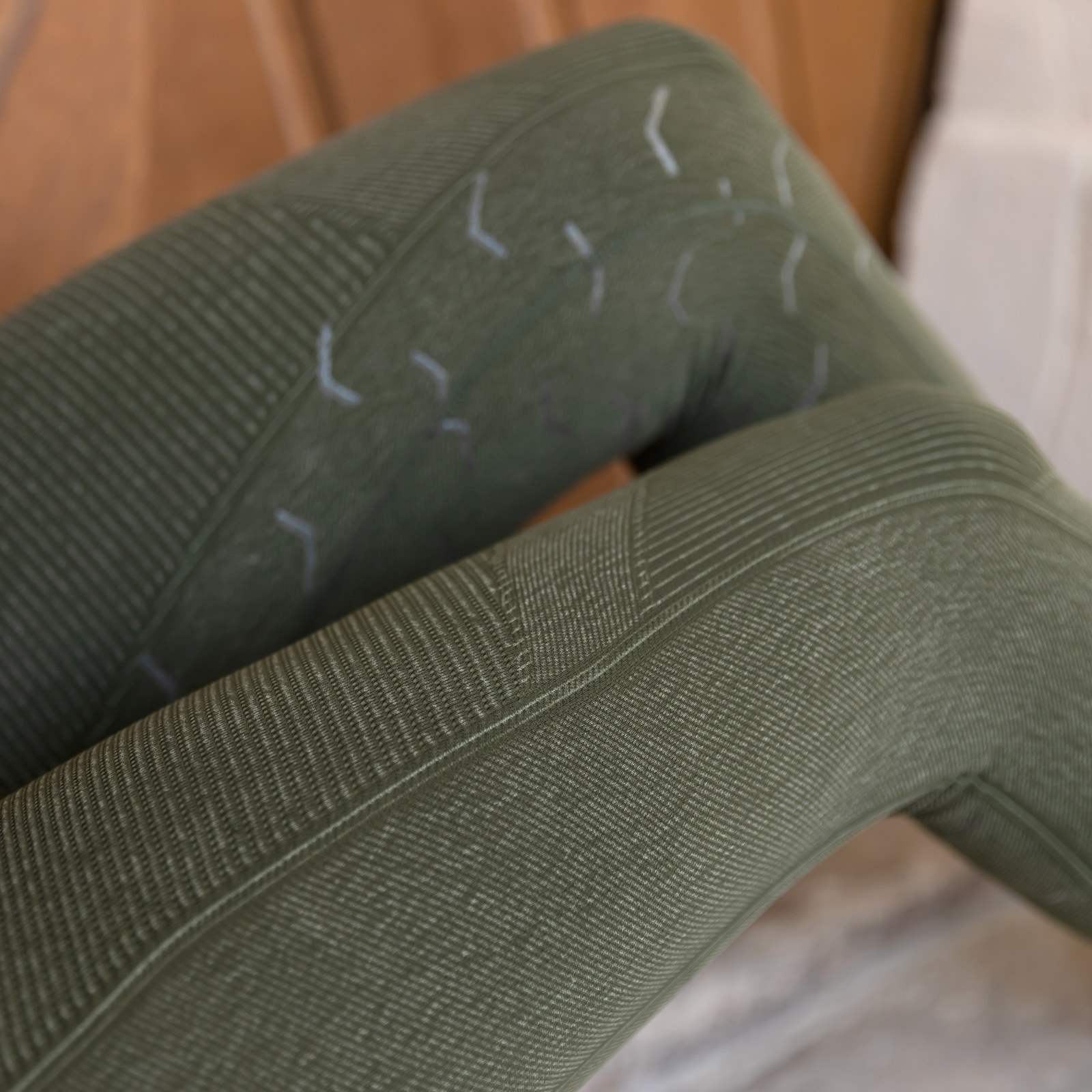 Leggings d'&eacute;quitation sans couture fond int&eacute;gral silicone Horze Vanessa, femme