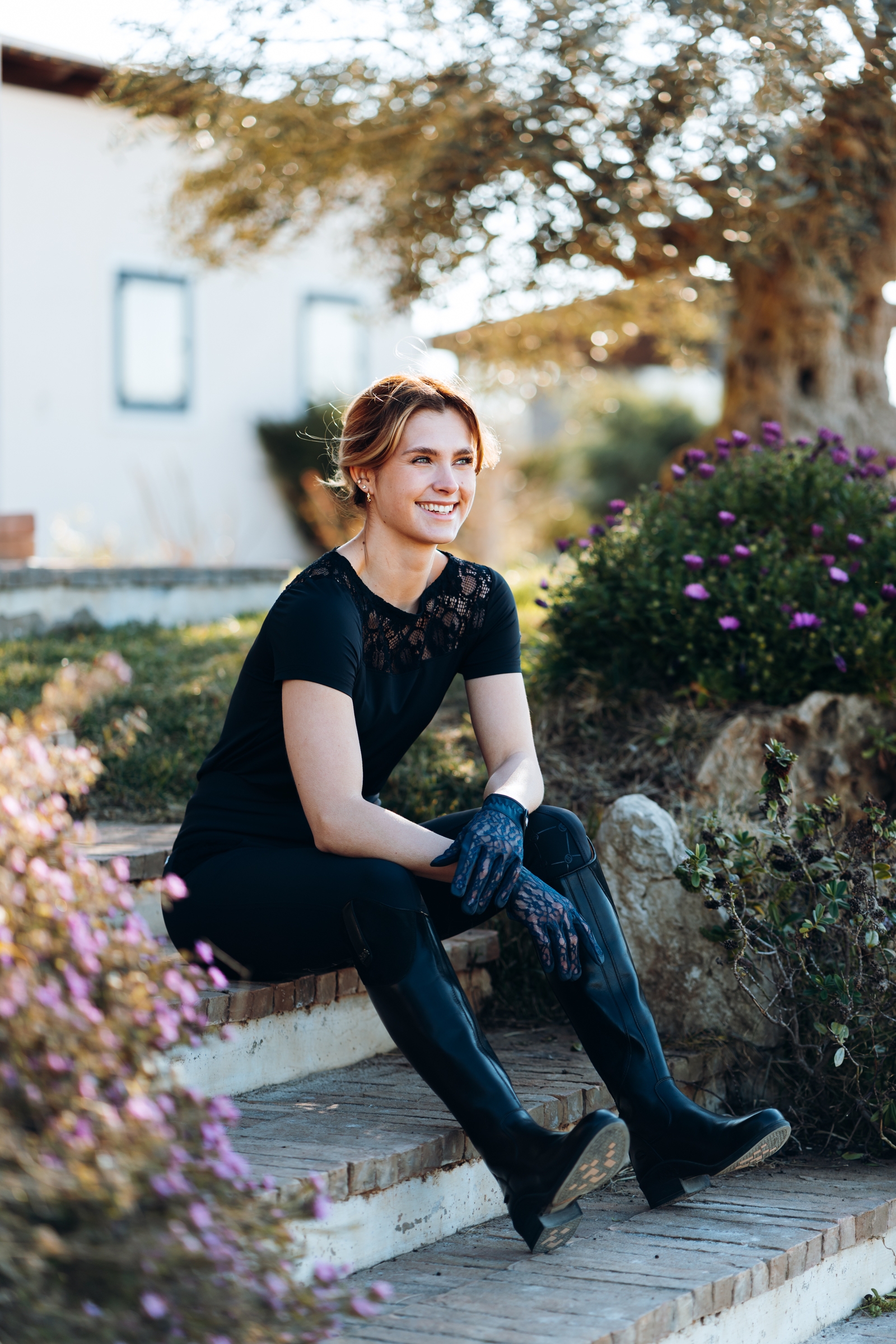 Gants d'équitation B Vertigo Dentelle, femme