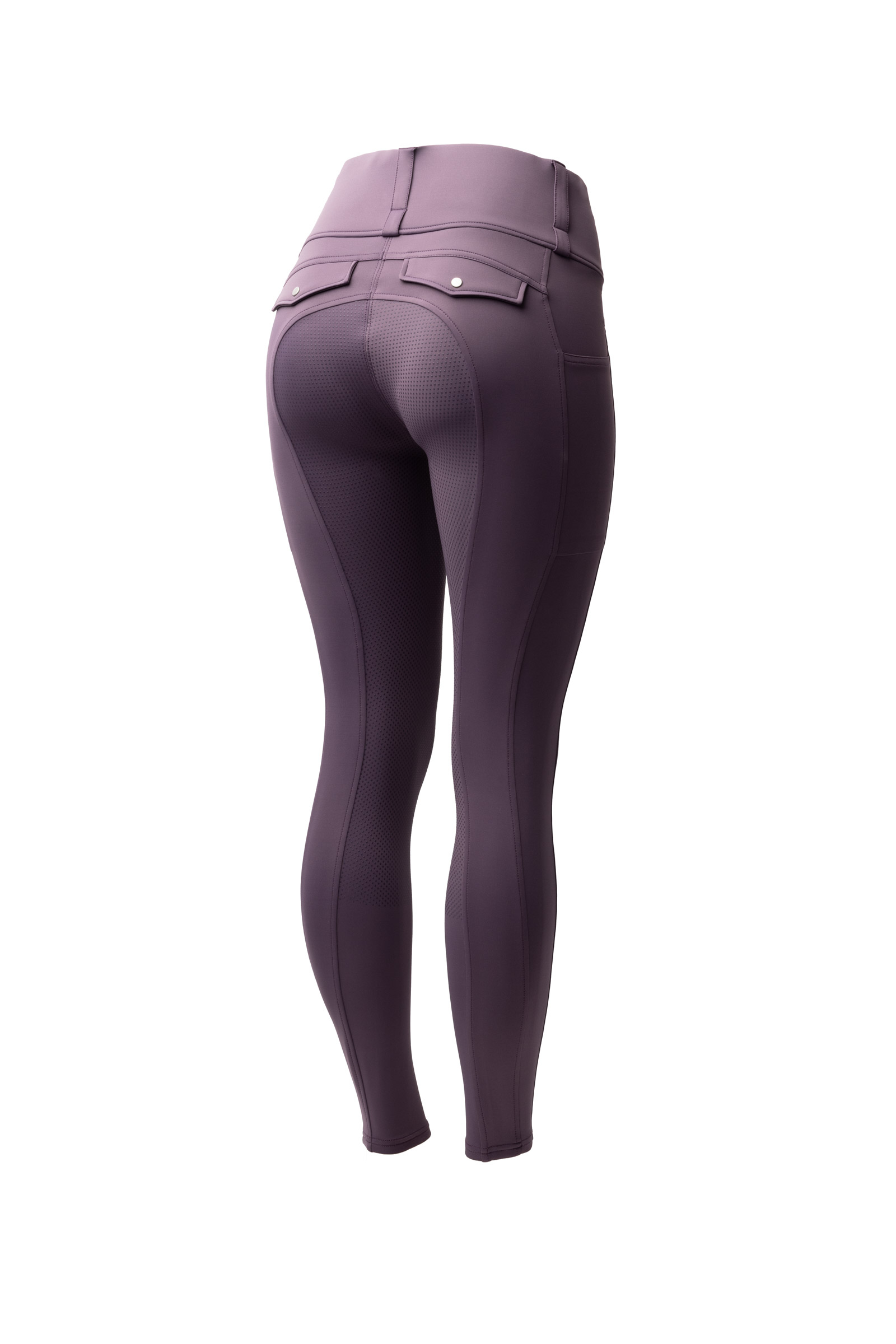 Horze Anya legging d'&eacute;quitation femme &agrave; fond int&eacute;gral en silicone UPF 50+