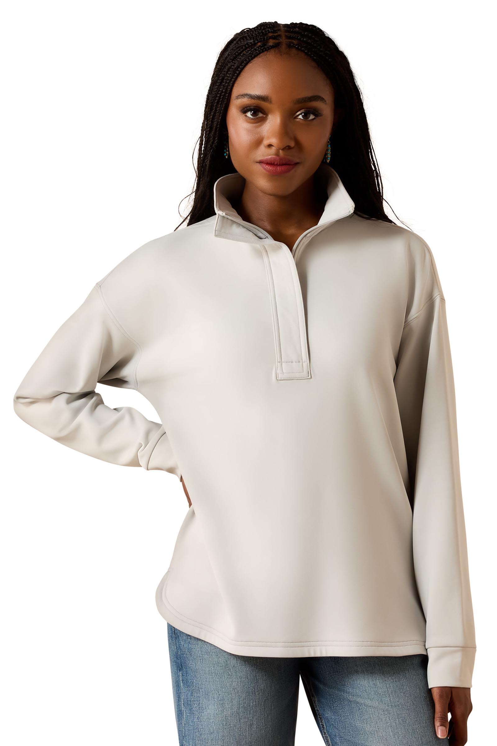 Ariat Femme Breeze Logo 1/2 Zip sweat-shirt