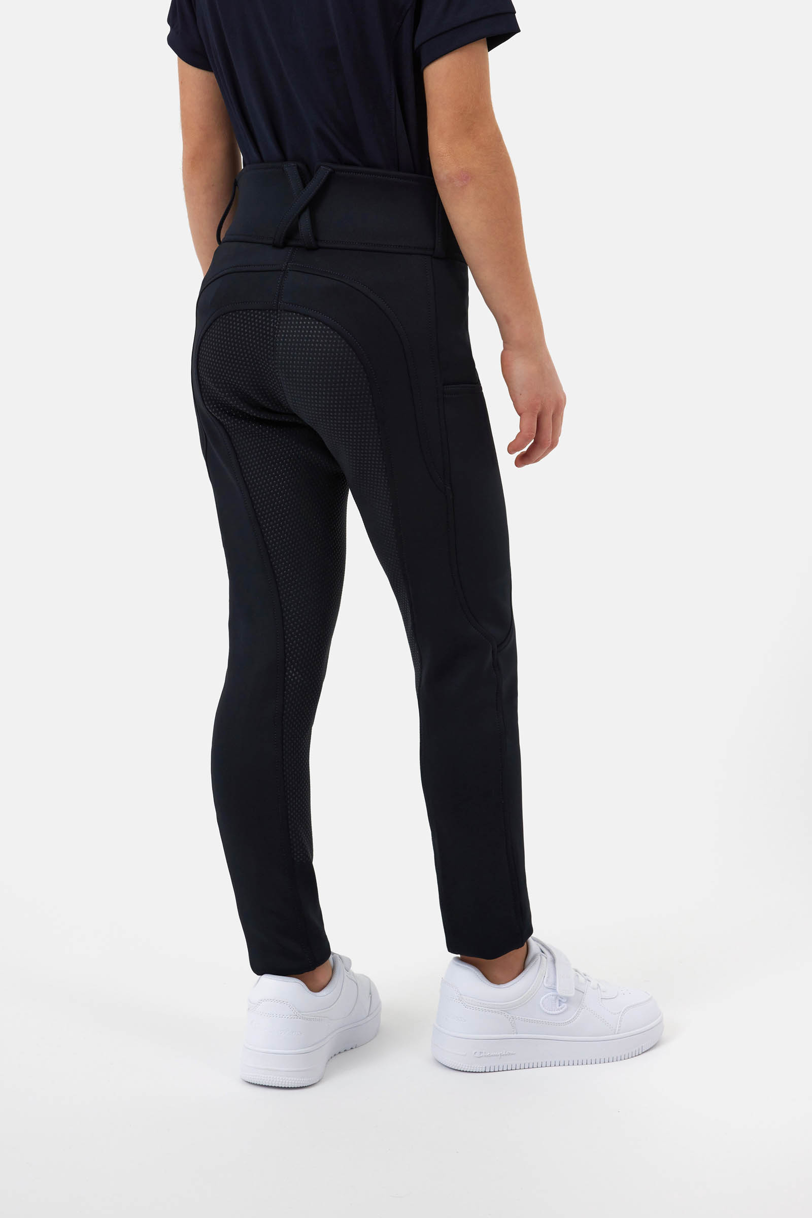Dark Navy Horze Young Rider Chara pantalon full grip