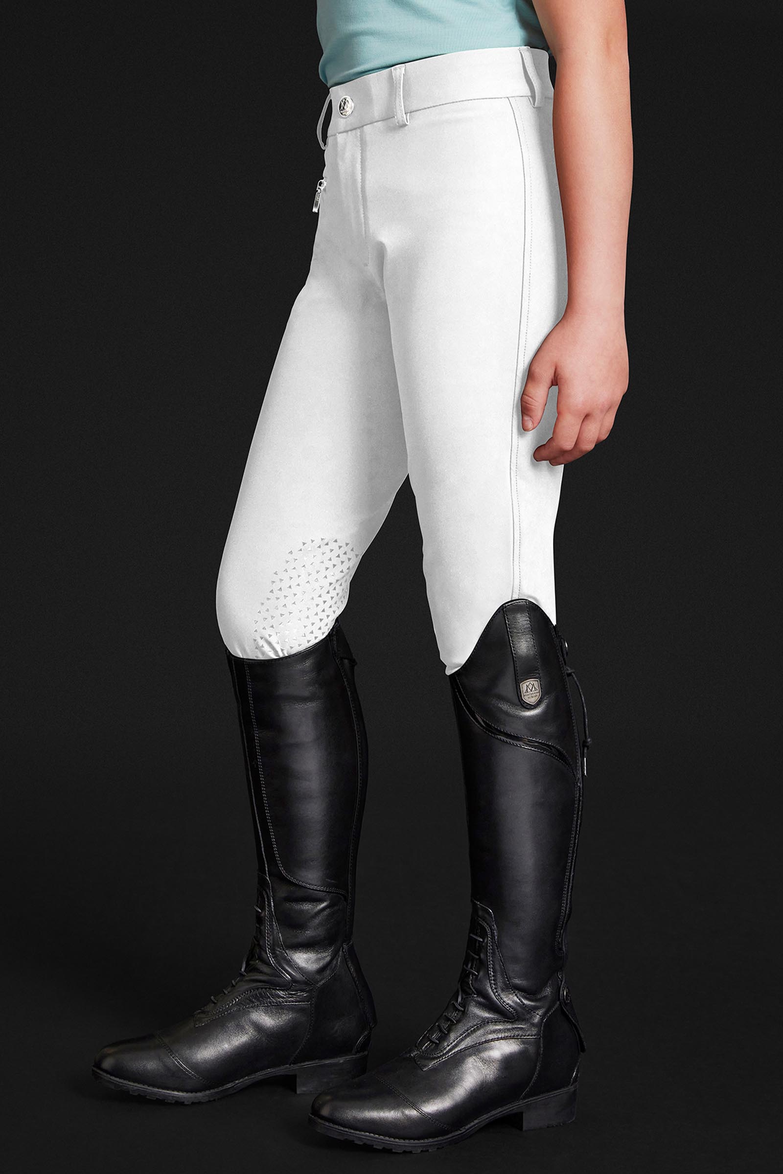 Mountain Horse Crown pantalon d&rsquo;&eacute;quitation enfant grip genoux