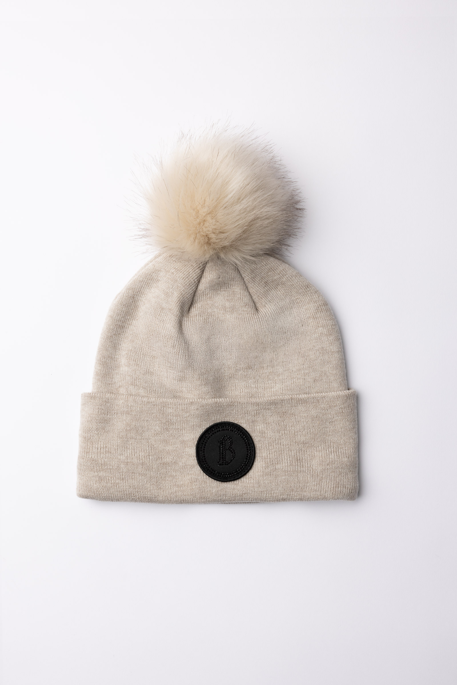 Pumice stone B Vertigo Sydney Bonnet tricot&eacute; avec pompon amovible