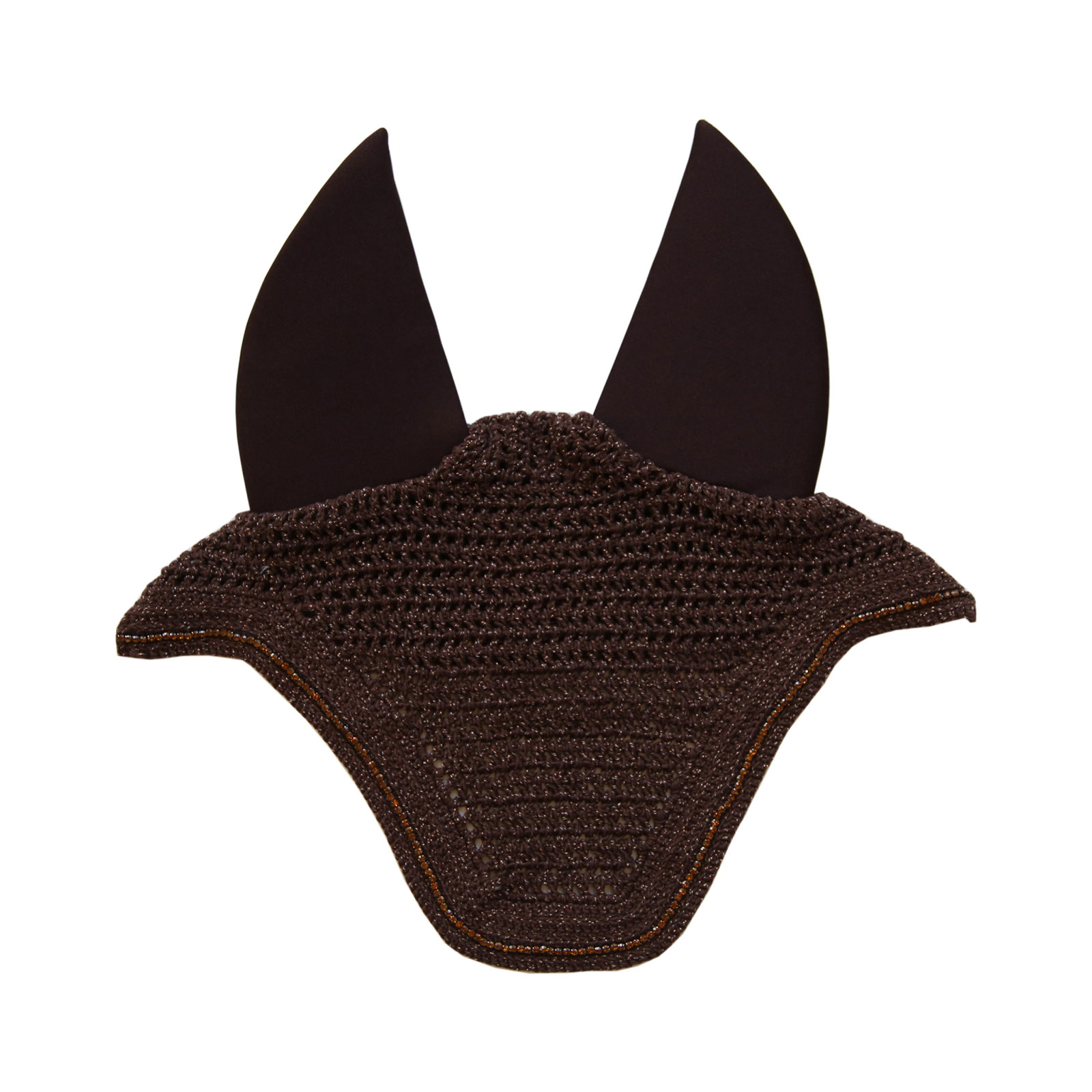Brown Masque anti-insectes Phonique pas de son Kentucky Horsewear Wellington Sparkling