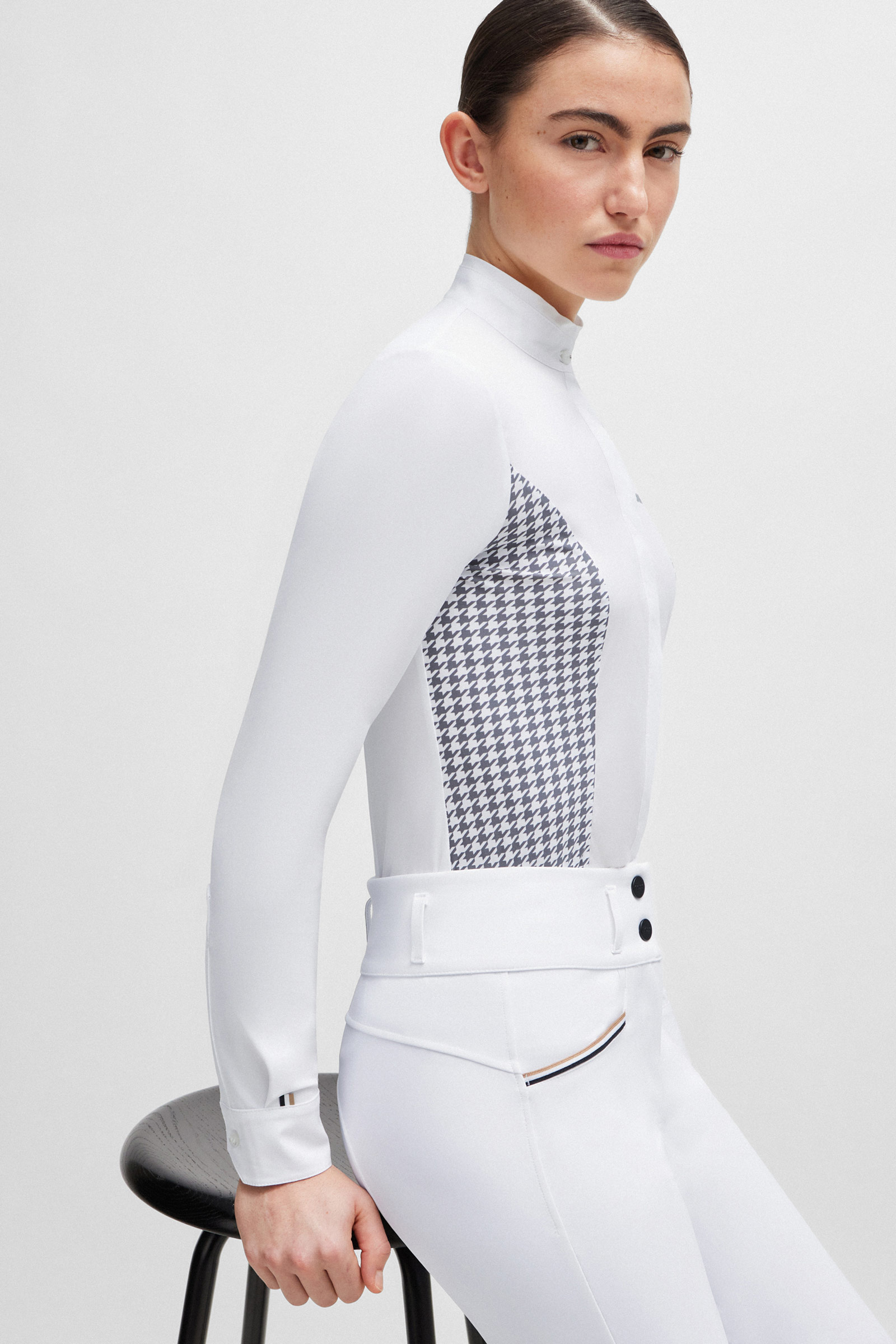 Chemisier de concours Boss Emma Houndstooth