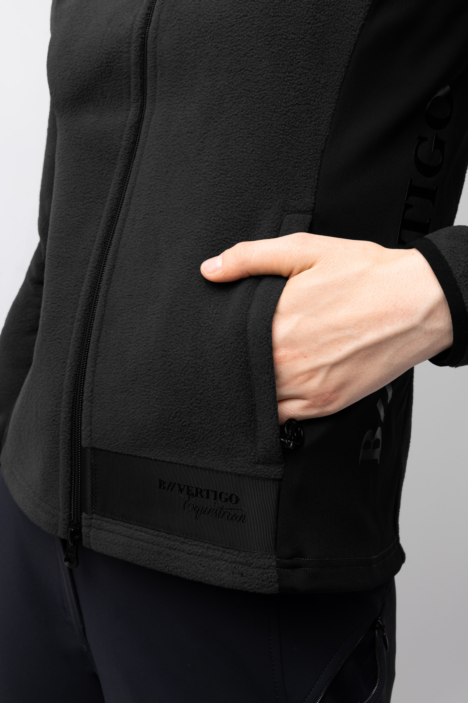 Veste d'&eacute;quitation en polaire stretch B Vertigo Cleo pour femme