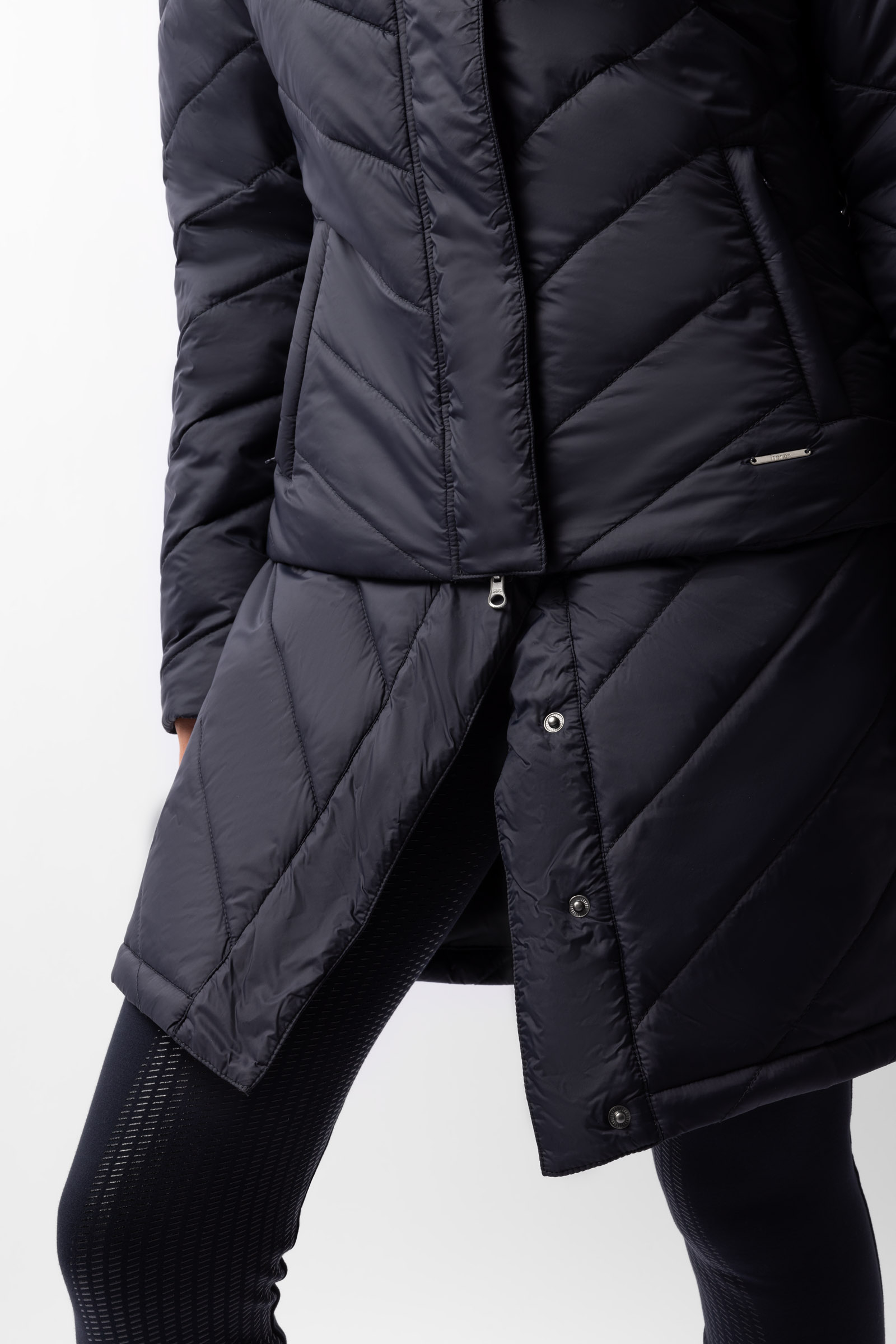 Parka doudoune Horze Aurora pour femme avec jupe amovible