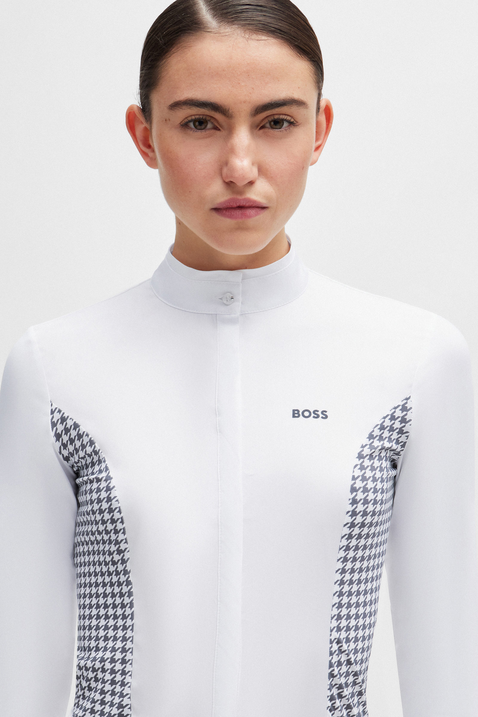 Chemisier de concours Boss Emma Houndstooth