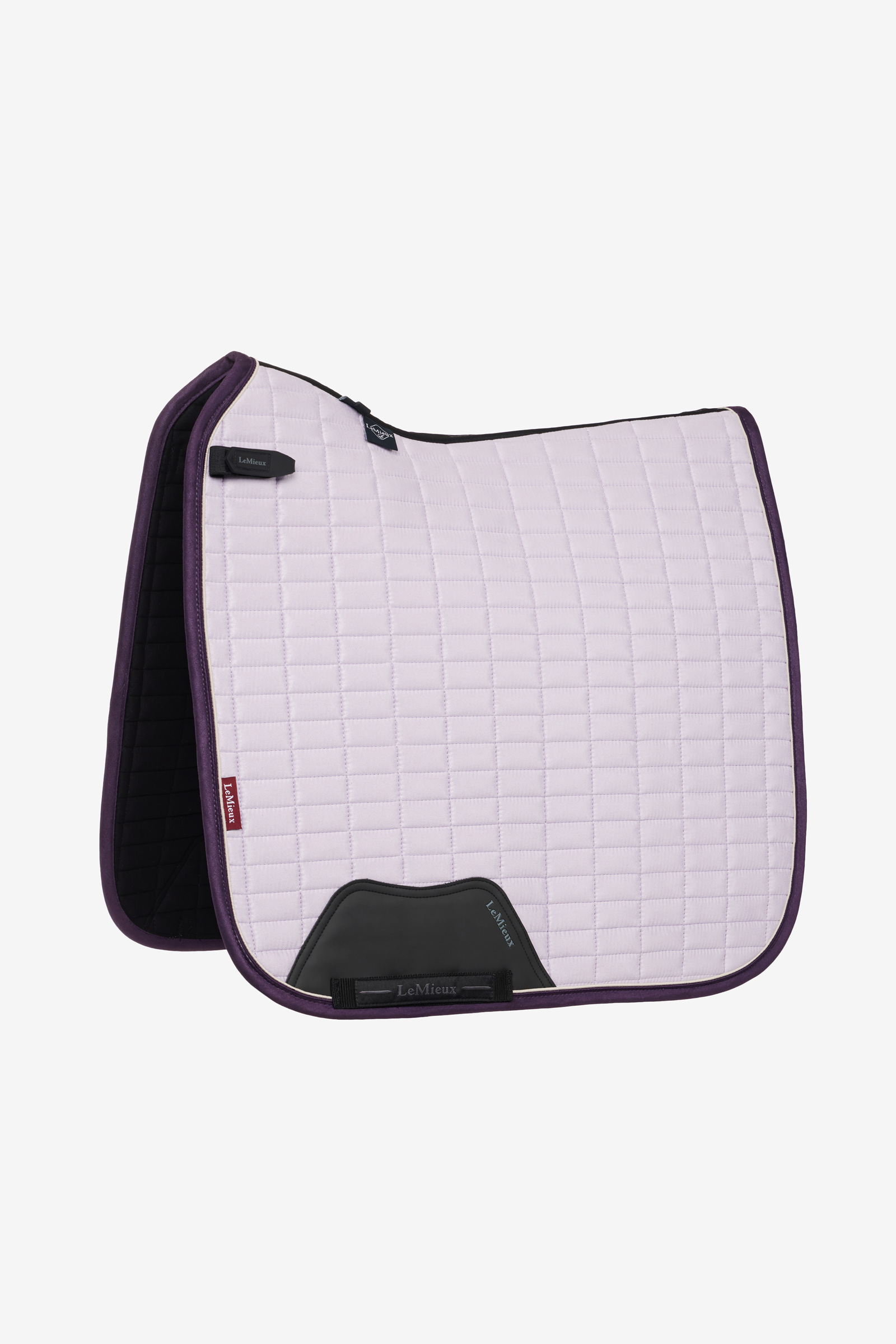 Lilac LeMieux Suede tapis de selle dressage