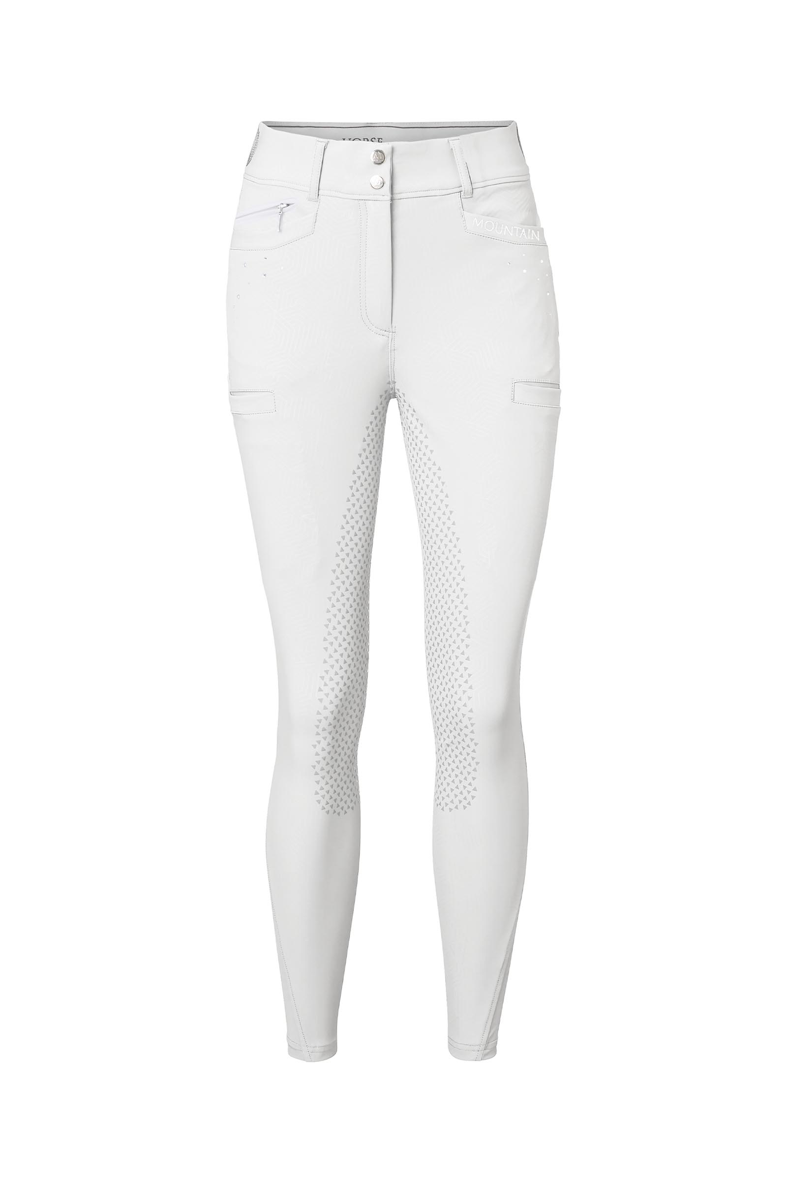 White Mountain Horse Chantal pantalon d&rsquo;&eacute;quitation femme grip int&eacute;gral avec d&eacute;tails strass