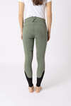 Pantalon d'équitation taille haute, silicone, fond intégral, femme