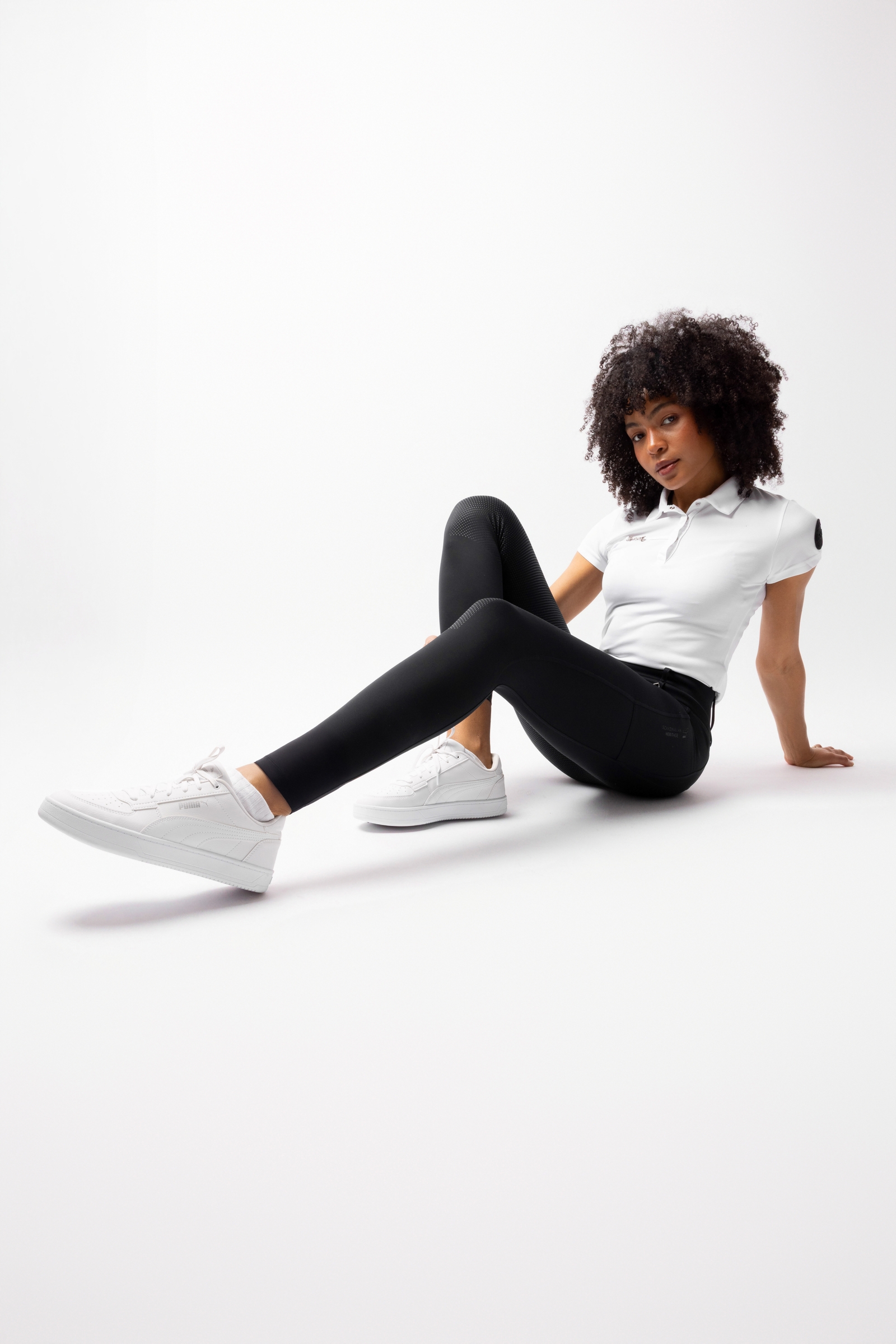 Horze Sophia legging d'&eacute;quitation &agrave; fond int&eacute;gral pour femme  