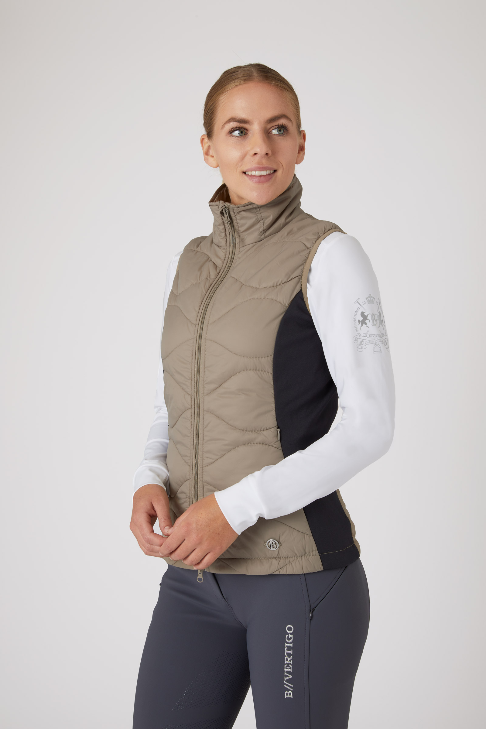 Gilet d'&eacute;quitation sans manches hybride B Vertigo Belle pour femme