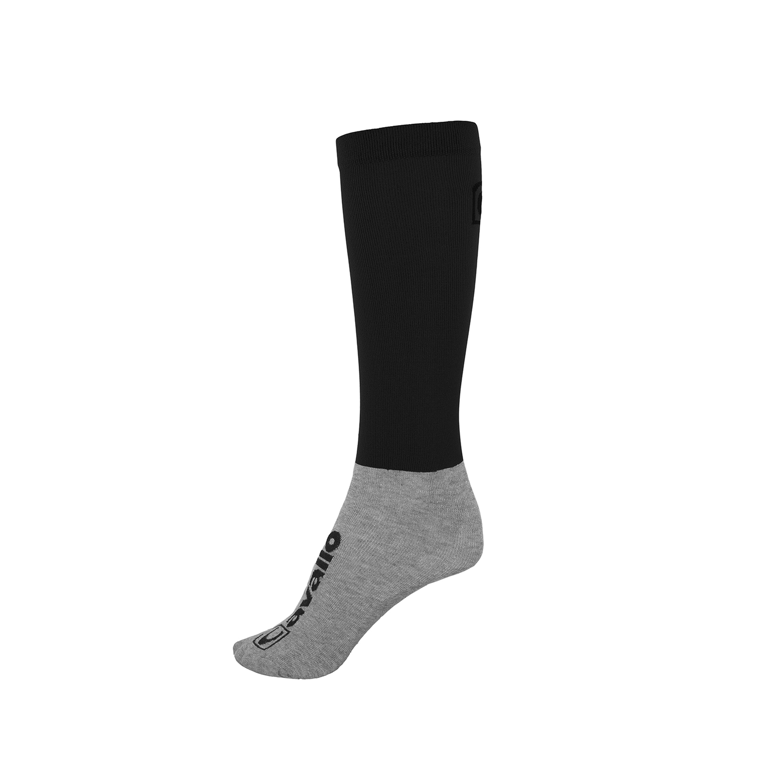 Black/Gray Chaussettes hautes Cavallo Cavalsaba Duo mixtes